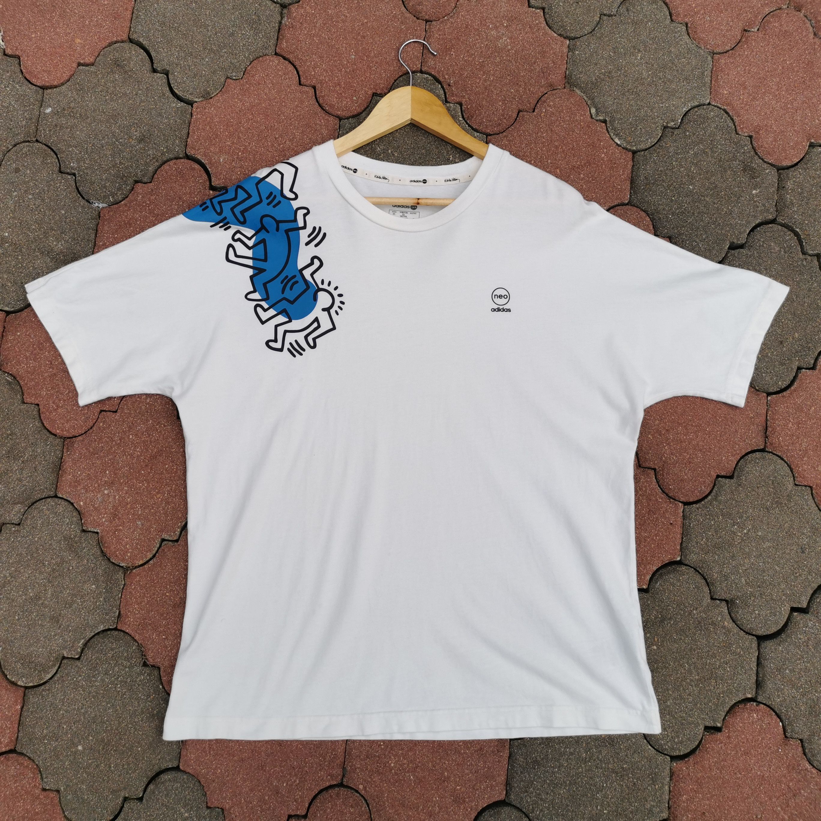 Adidas × Keith Haring Adidas Neo x Keith Haring Art T-shirt Size US L / EU 52-54 / 3 - 1 Thumbnail