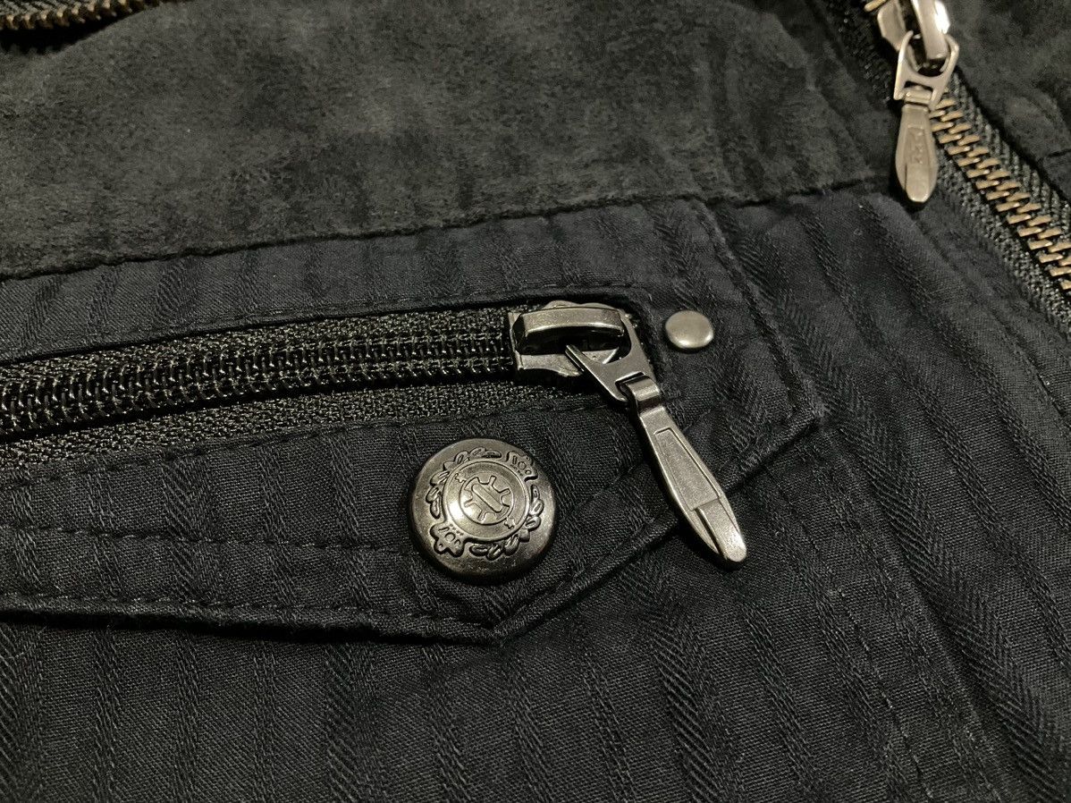 14th Addiction × Hysteric Glamour × Japanese Brand 🔥Sick Y2K Sorridere Zipper Shirt Belt Goth LGB Ifsixwasnine Size US L / EU 52-54 / 3 - 4 Thumbnail