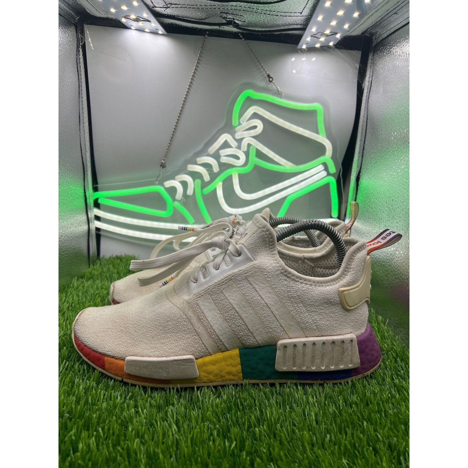 adidas gazelle silver green womens Adidas NMD XR1 Triple White main image 0