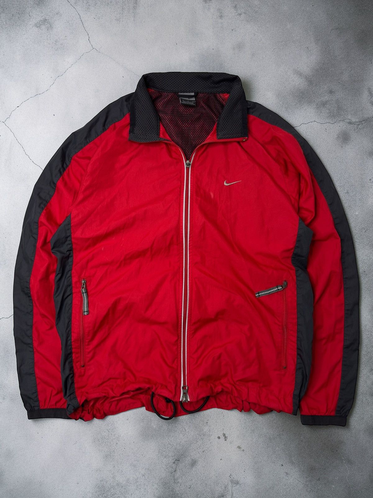 Nike Vintage 90s 00s Nike red light jacket windbreaker swag sk8 Size US M / EU 48-50 / 2 - 1 Thumbnail