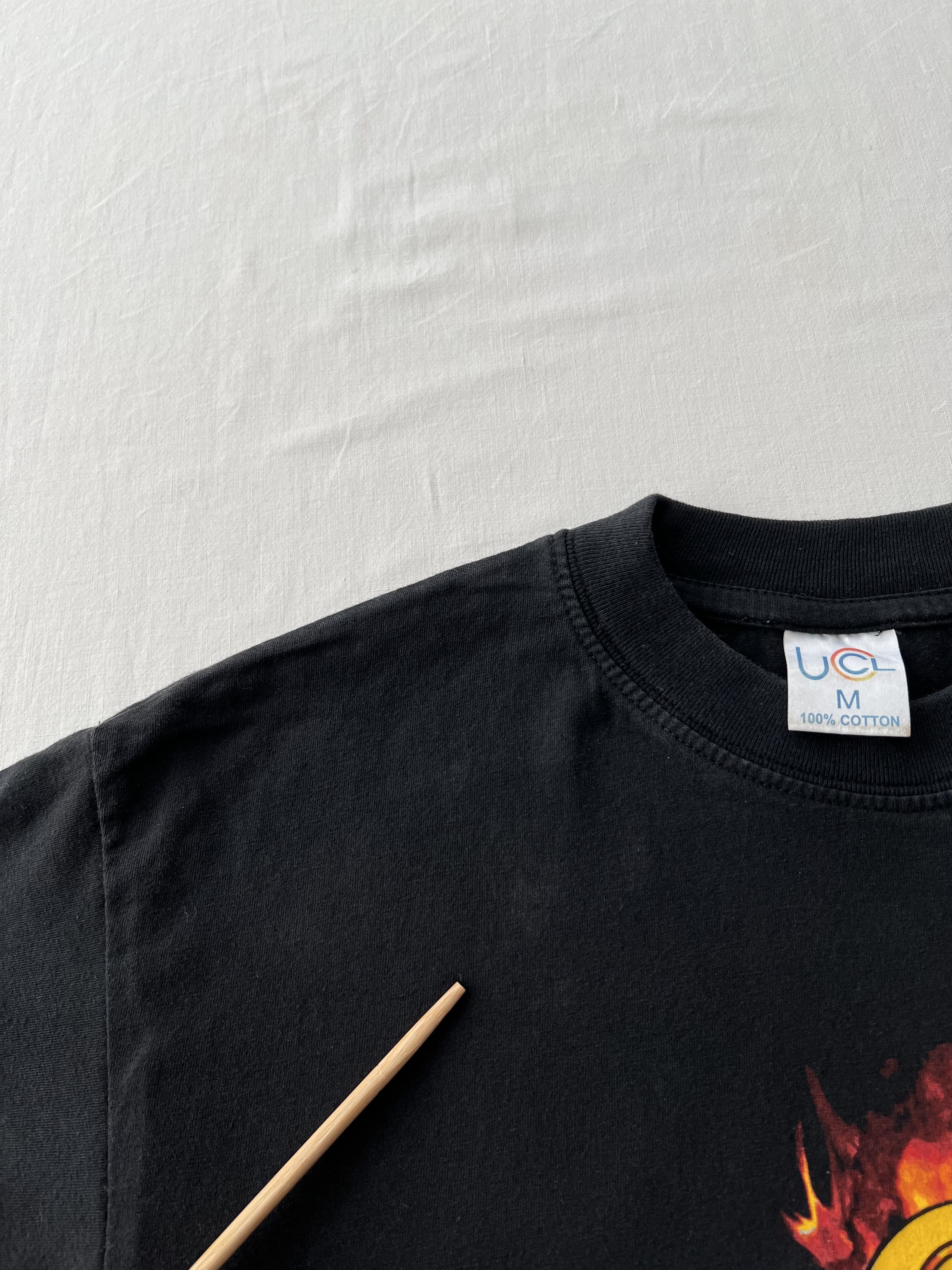 Band Tees Vintage 2000s Trivium Flame Fire Black T-shirt Size US M / EU 48-50 / 2 - 7 Thumbnail