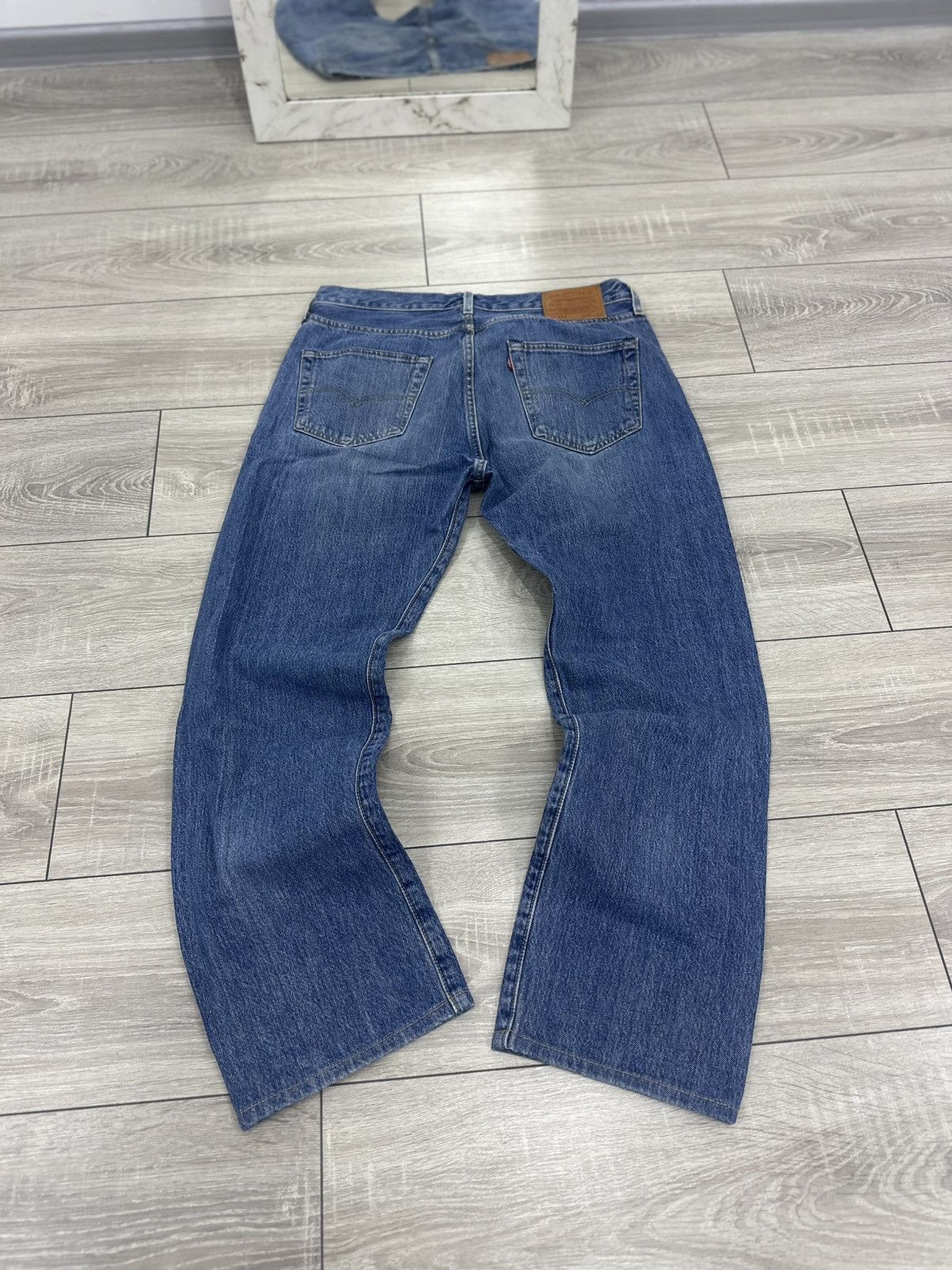 Levi's Levis 501 Basic Baggy Jeans Wide Streetwear Style Size US 32 / EU 48 - 2 Thumbnail