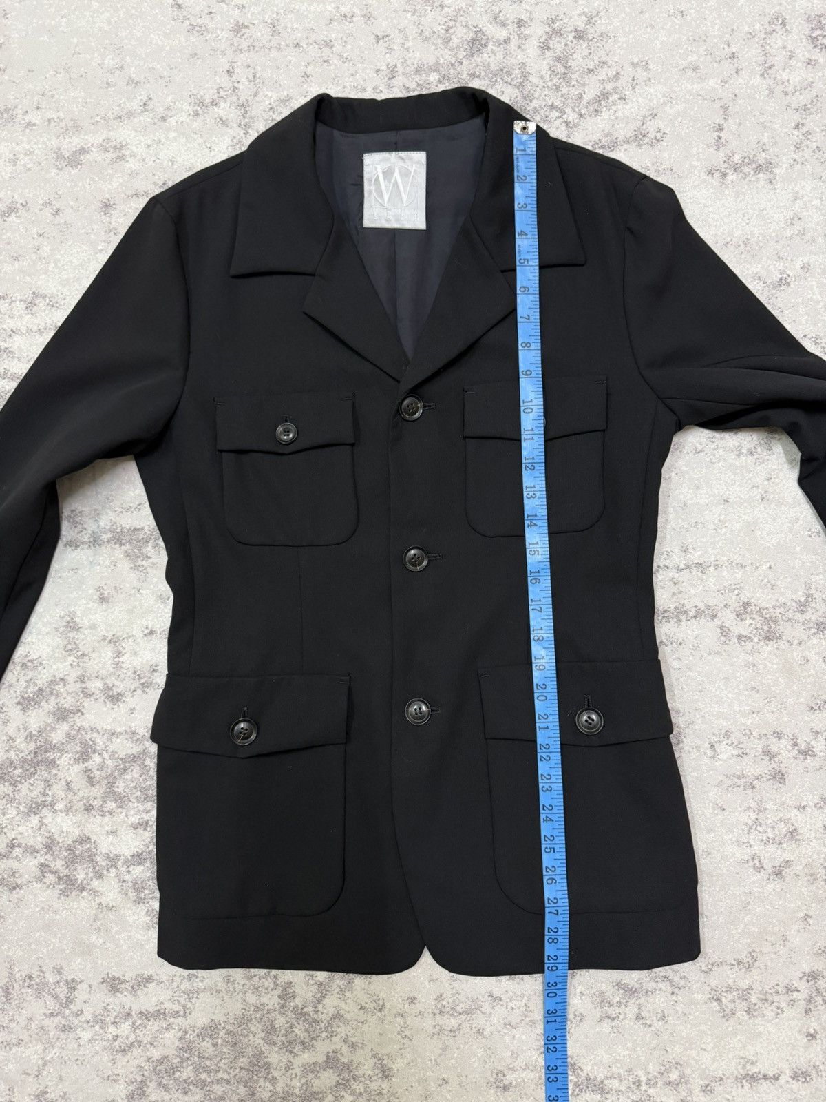 Yohji Yamamoto Yohji Yamamoto Workshop Flap Pocket Black Button Up Jacket Size US S / EU 44-46 / 1 - 16 Thumbnail