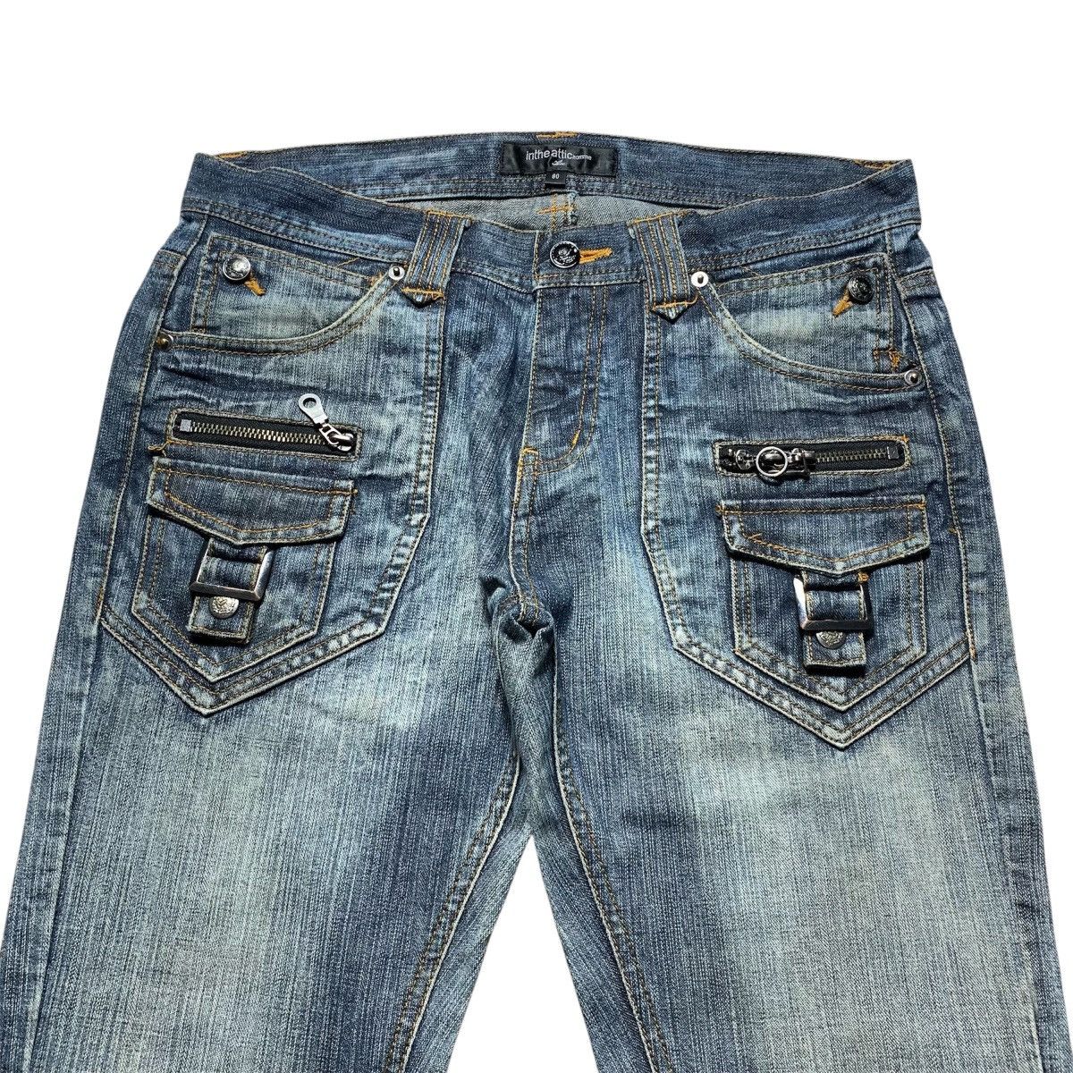 In The Attic Y2k In The Attic Homme Flared Lgb Punk Vkei Style Size US 32 / EU 48 - 3 Thumbnail