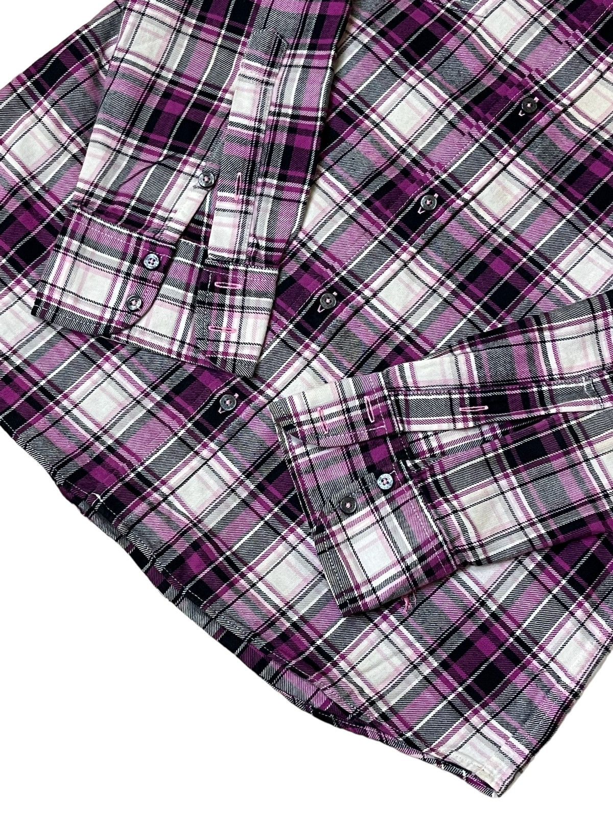 Burberry BURBERRY BLACK LABEL FLANNEL BUTTON UPS SHIRT Size US L / EU 52-54 / 3 - 4 Thumbnail