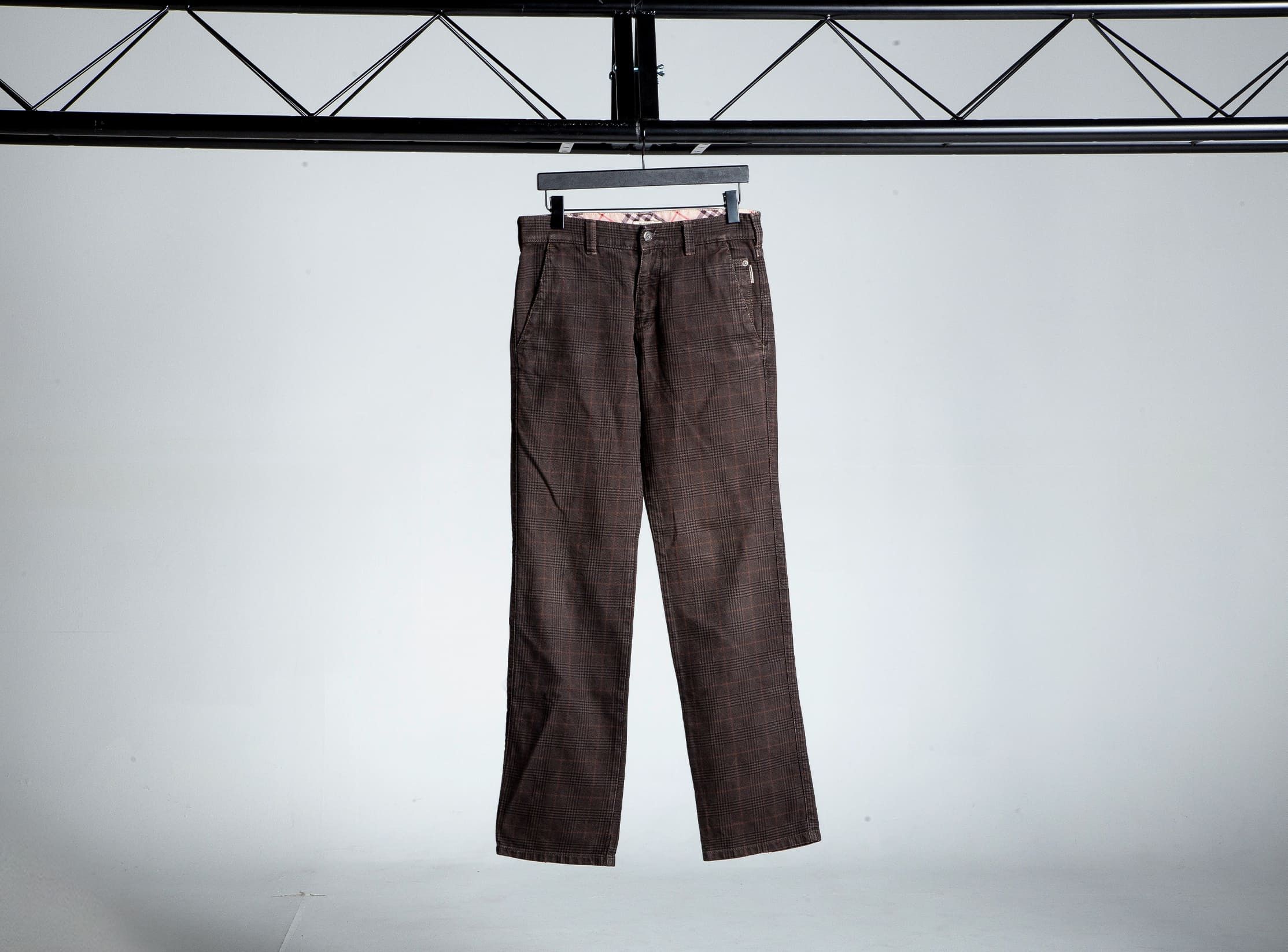 image of Burberry Nova Check Pant in Brown, Men's (Size 30)