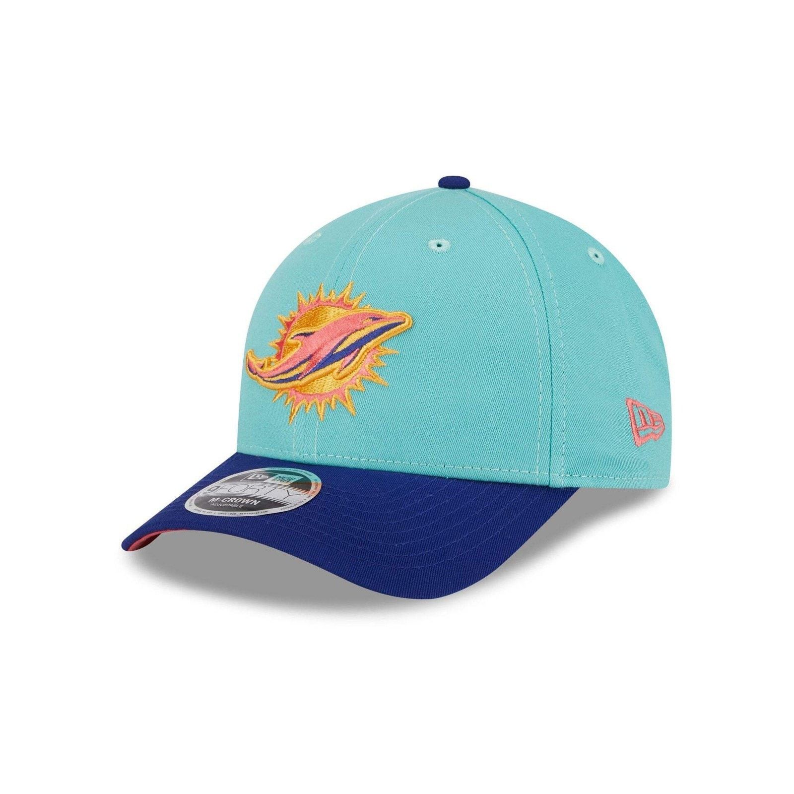New Era New Era Miami Dolphins Clear Mint 9FORTY M - Crown Adj Hat Size ONE SIZE - 3 Thumbnail