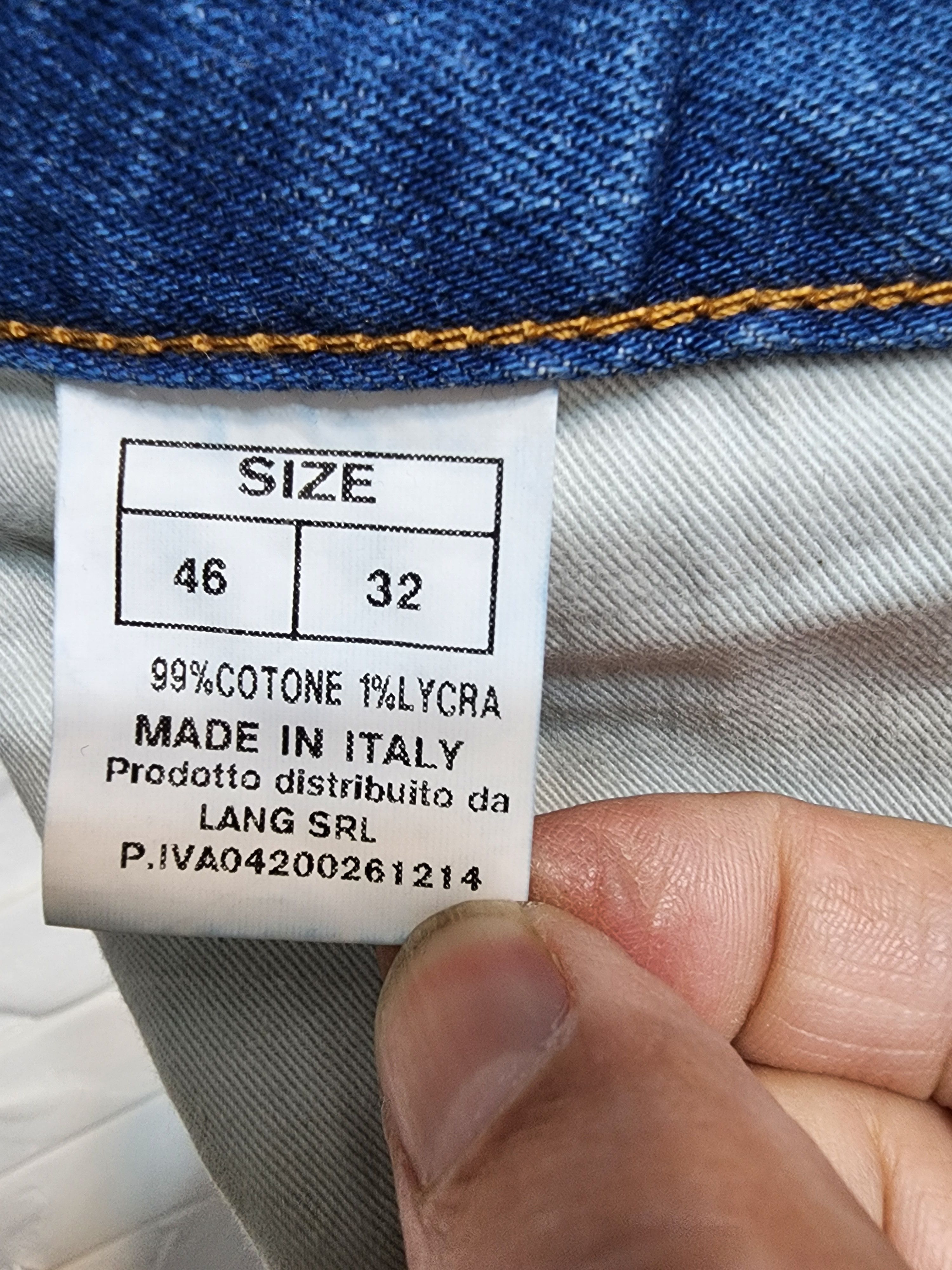 Takeshy Kurosawa Blue Denim Jeans Mens: Slim Fit Stretch Fabric. Size US 35 - 9 Thumbnail