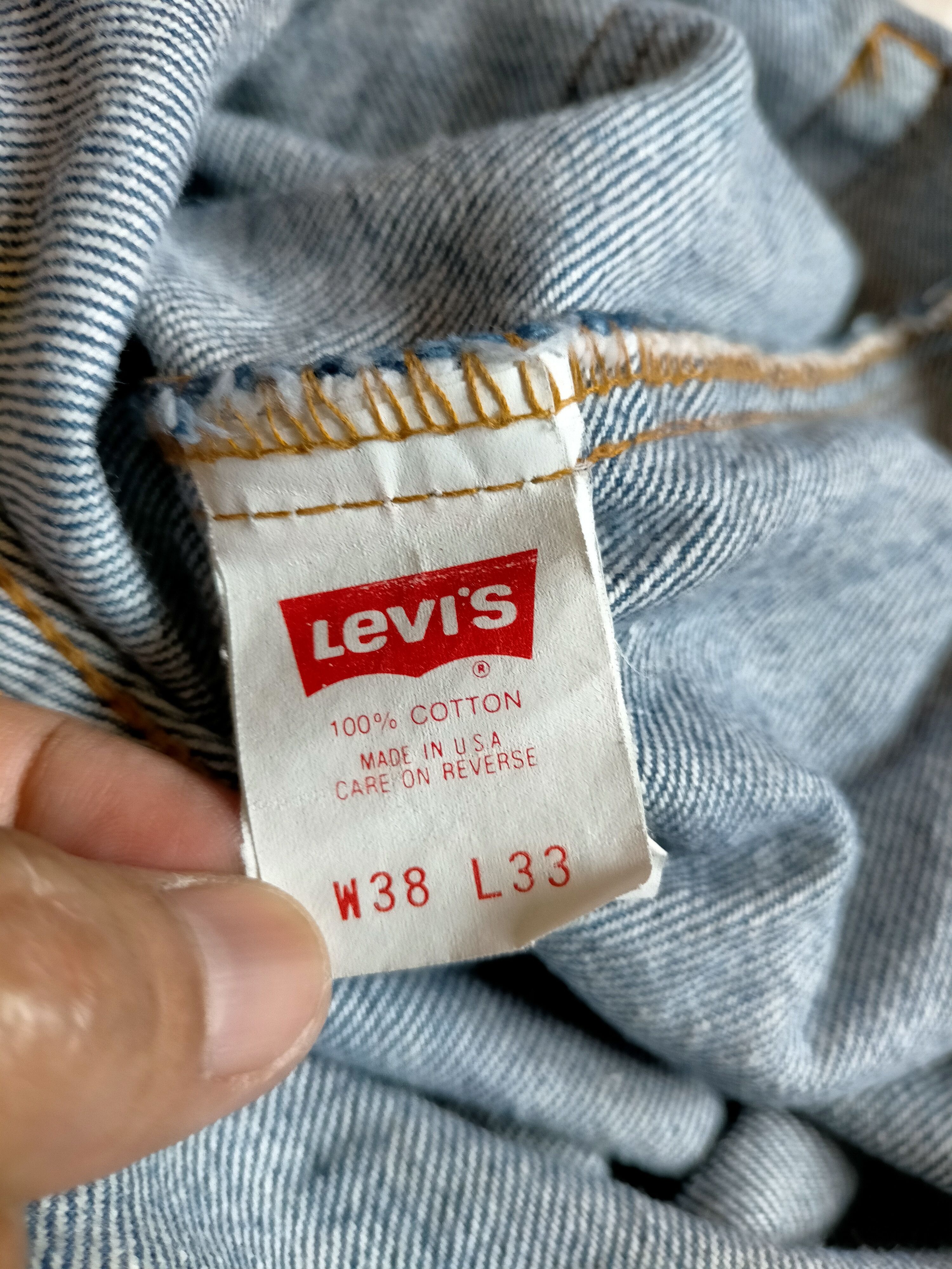 Levi's Vintage 80s Levis 510 usa denim pants Size US 34 / EU 50 - 16 Thumbnail