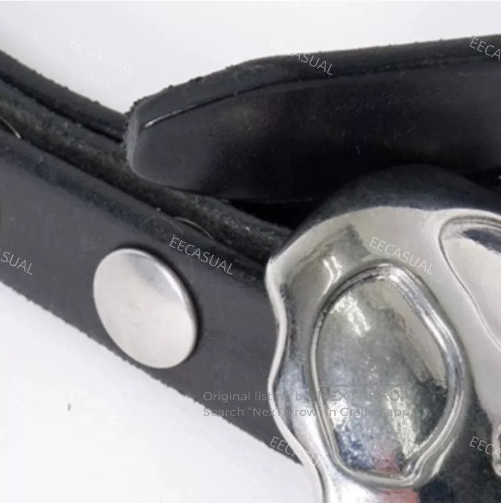 Our Legacy Our Legacy Skull Head Leather Belt. Size ONE SIZE - 5 Thumbnail
