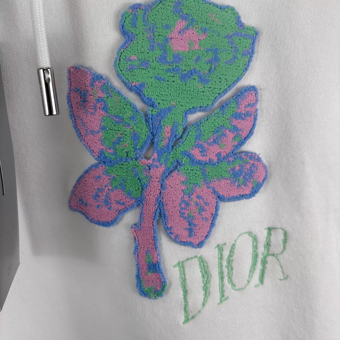 Dior Dior Floral Embroidered Hoodie M (New, Italy) Size US M / EU 48-50 / 2 - 4 Thumbnail