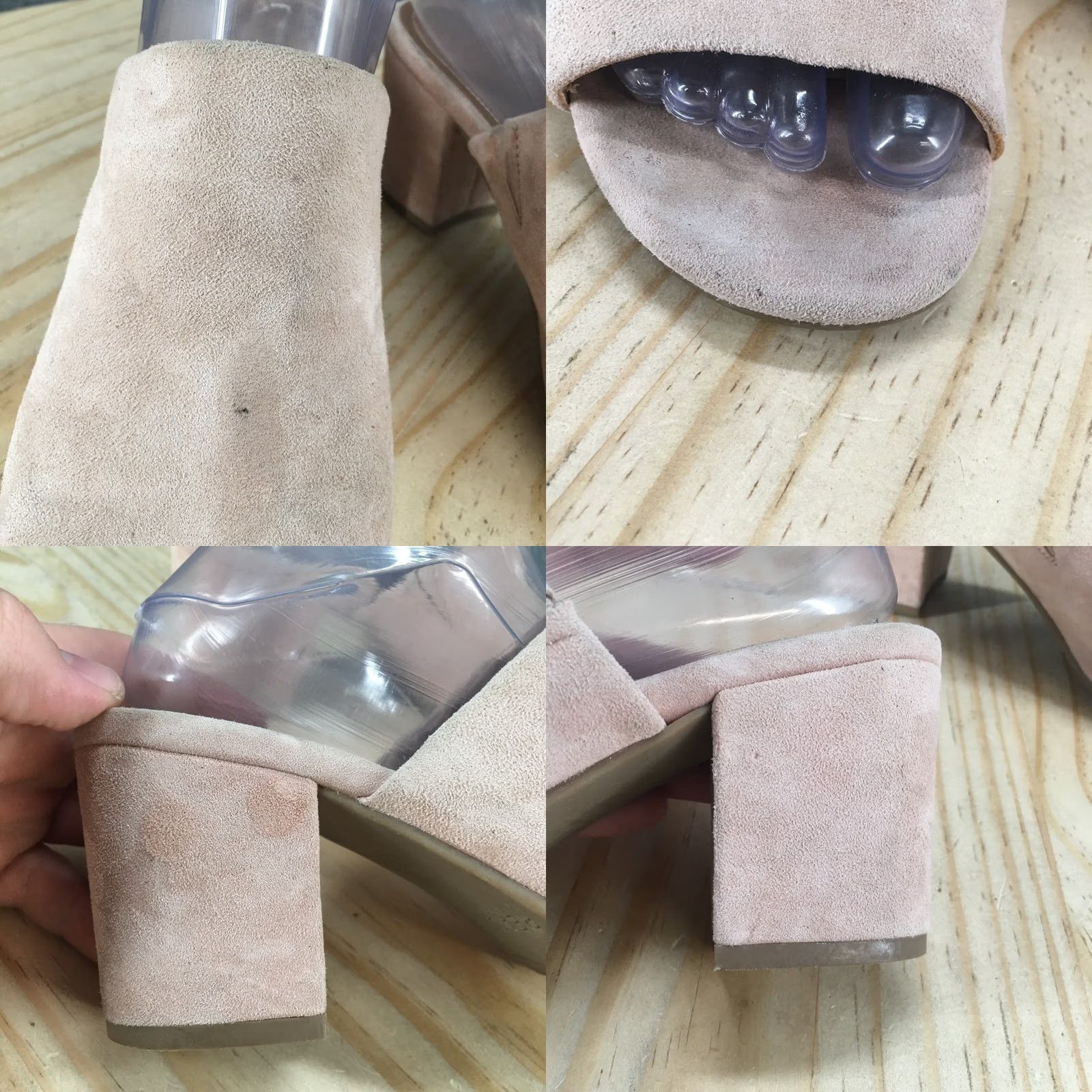 Kenneth Cole Reaction Kenneth Cole Sandals Womens 7.5M Mass Ter Mind Slides Pink Faux Leather Size US 8 / IT 38 - 9 Thumbnail