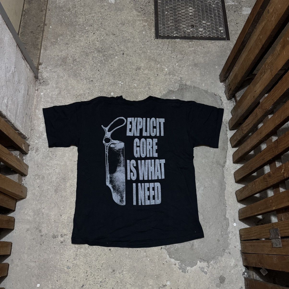Band Tees × Vintage Vintage Aborted 90s „explicit gore is what i need“ t-shirt Size US XL / EU 56 / 4 - 2 Thumbnail