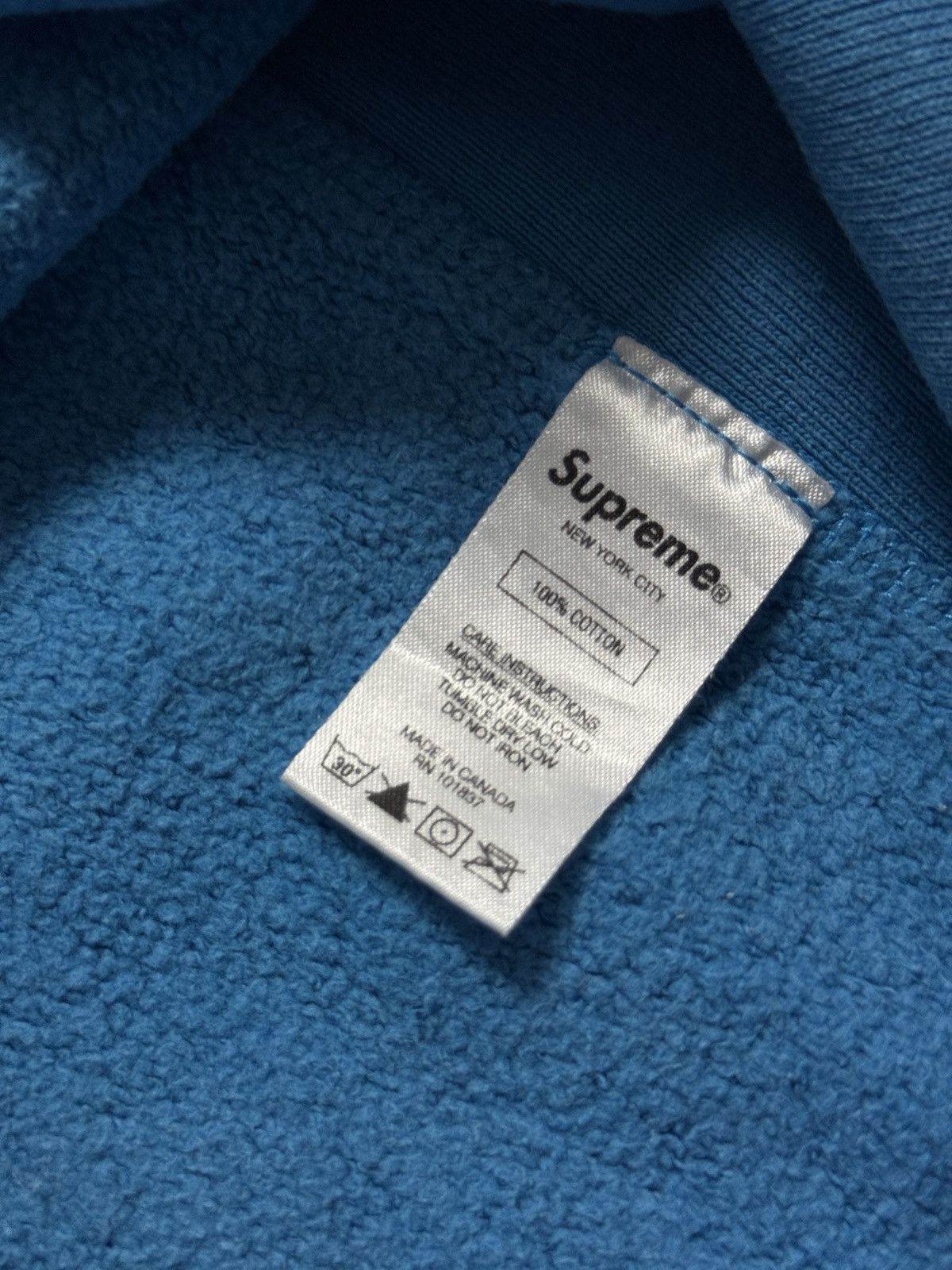 Supreme Supreme box logo crewneck blue bogo FW18 Size US L / EU 52-54 / 3 - 5 Thumbnail