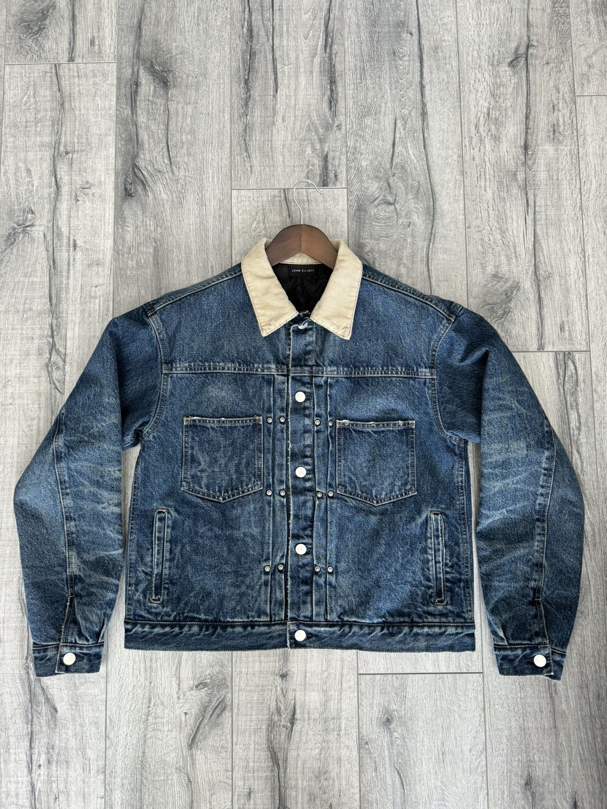 image of John Elliott Yuba Ranch Thumper Type Ii Size 2 in Blue, Men's