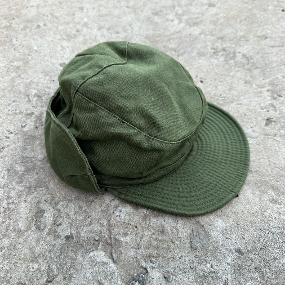 Issey Miyake Vintage Japanese Style Swedish Army Cap Hat Y2K Military Size ONE SIZE - 1 Thumbnail
