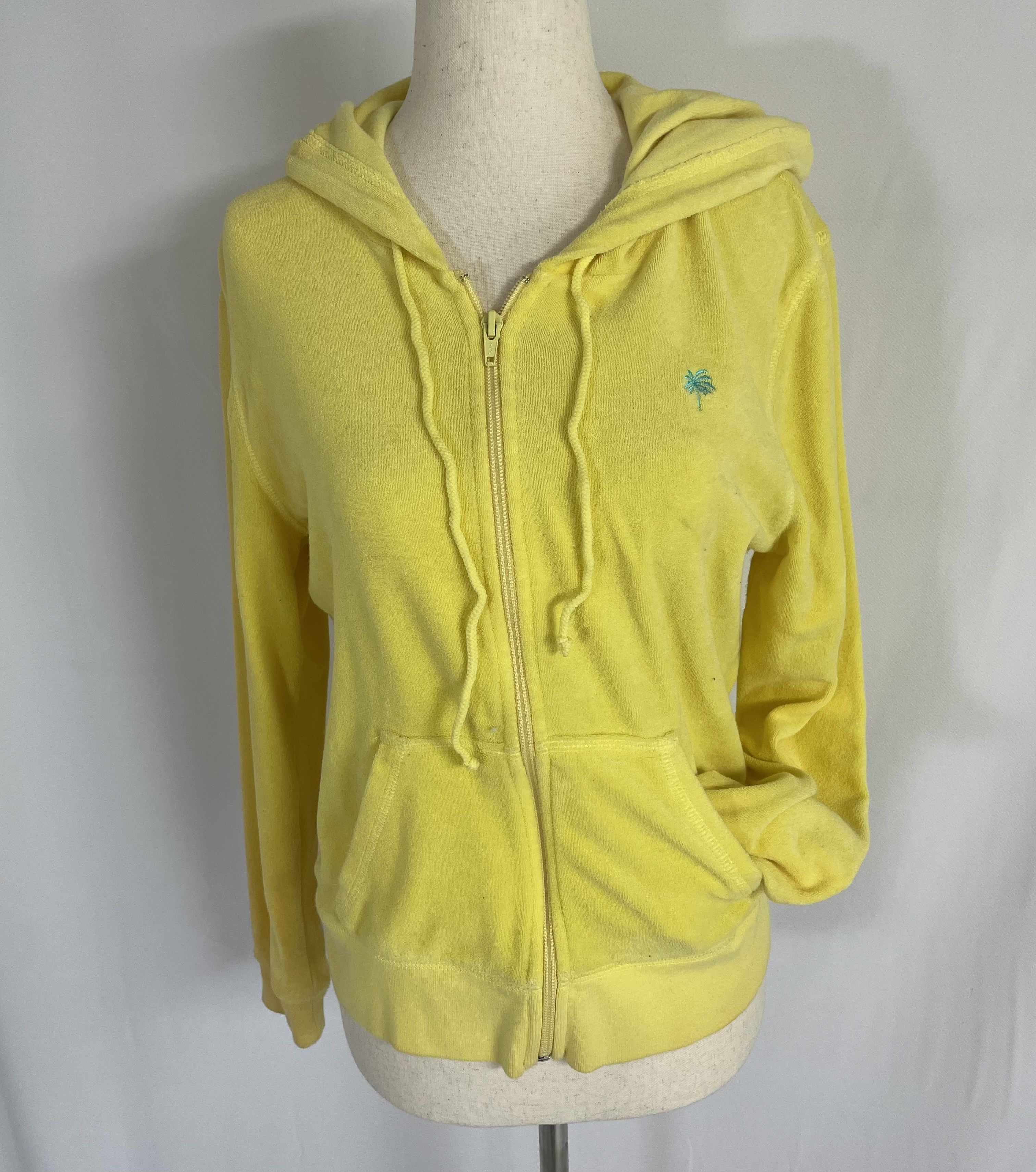 Lilly Pulitzer Lilly Pulitzer Size PM Yellow Terrycloth Jacket Zip Up Size M / US 6-8 / IT 42-44 - 1 Thumbnail