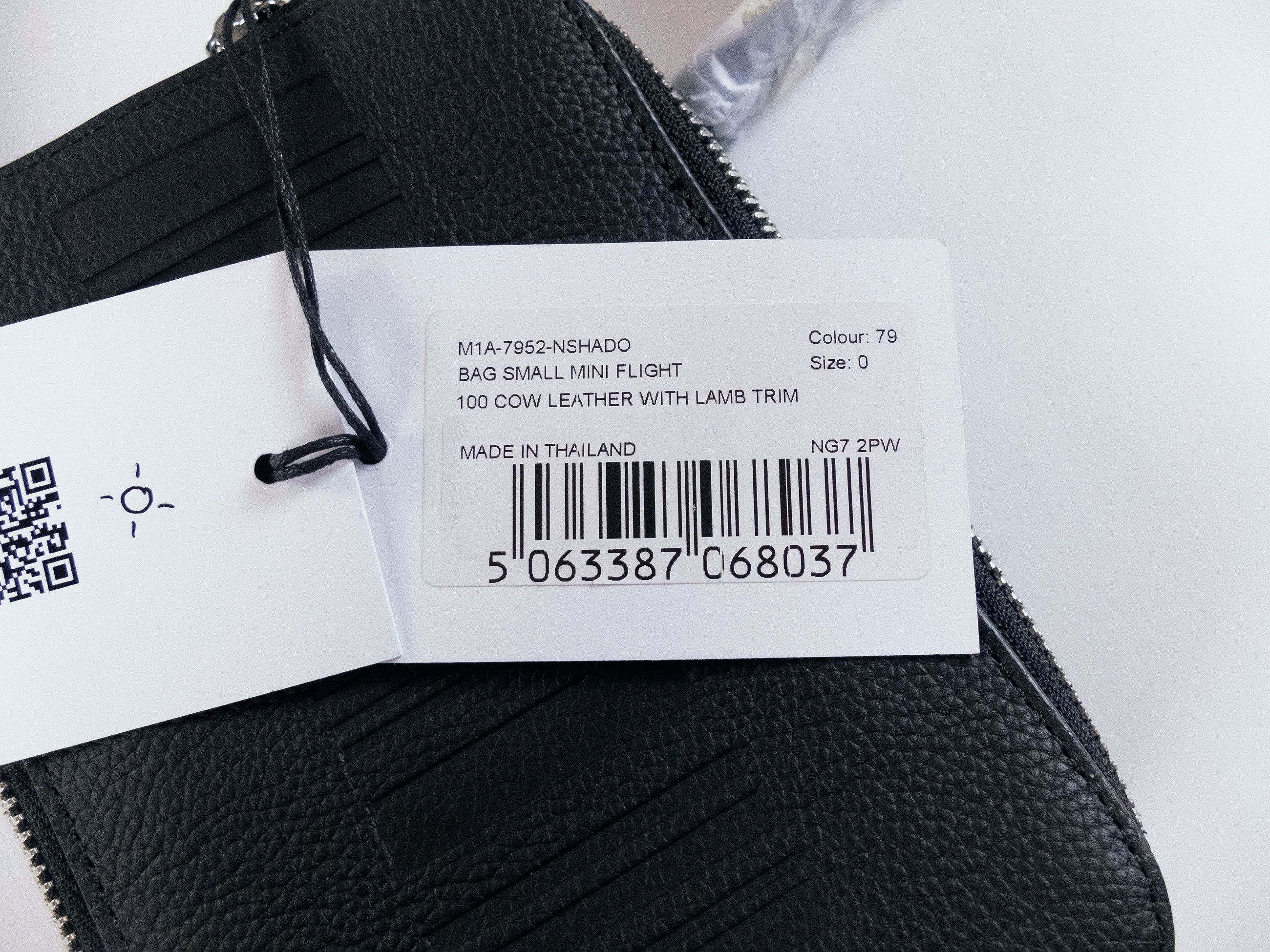 Paul Smith PAUL SMITH black mini leather flight bag crossbody q Size ONE SIZE - 7 Thumbnail