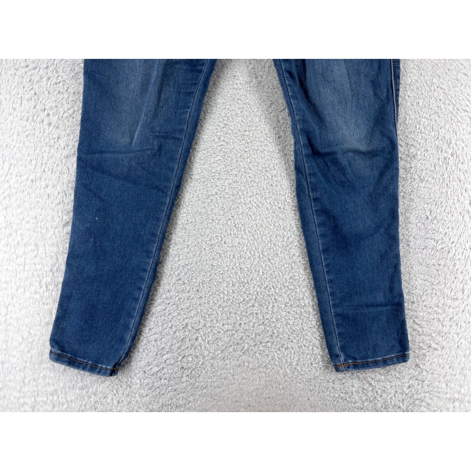 Vintage Seven7 Women's Skinny Jeans 6 Blue Denim High Rise Embroidered Cotton Blend Casual Pullover Pants Size 28" / US 6 / IT 42 - 5 Thumbnail