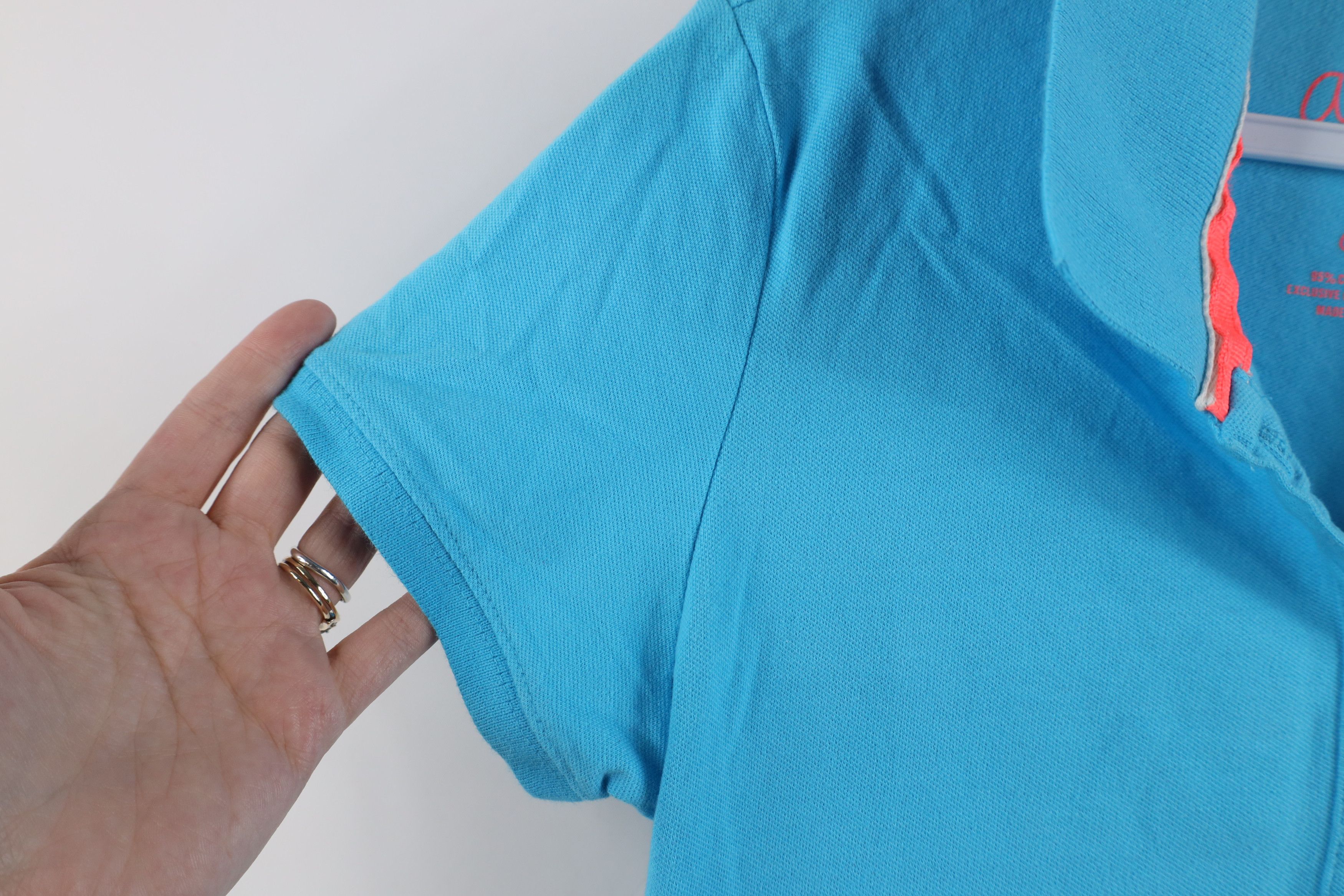 Aeropostale Vintage Y2K Aeropostale Bella Collared Polo Shirt Blue Size L / US 10 / IT 46 - 7 Thumbnail