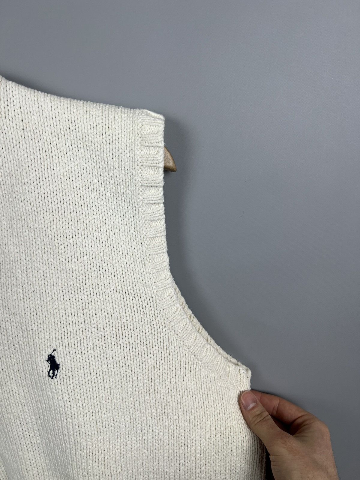 Polo Ralph Lauren 90-s Vintage Polo Ralph Lauren Knit vest size L Size US L / EU 52-54 / 3 - 3 Thumbnail