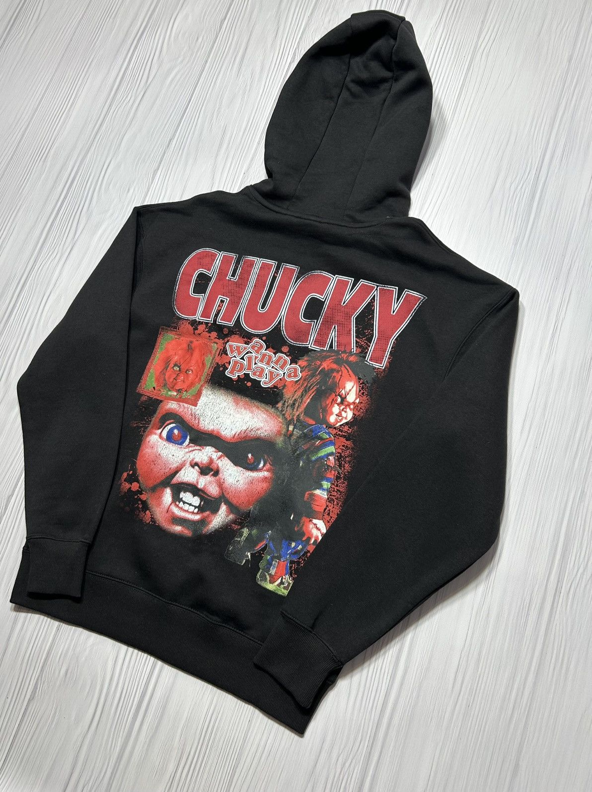 Expert Horror 🩸Chucky🩸 Wanna Play Horror Movie Hoodie Size S Size US S / EU 44-46 / 1 - 3 Thumbnail