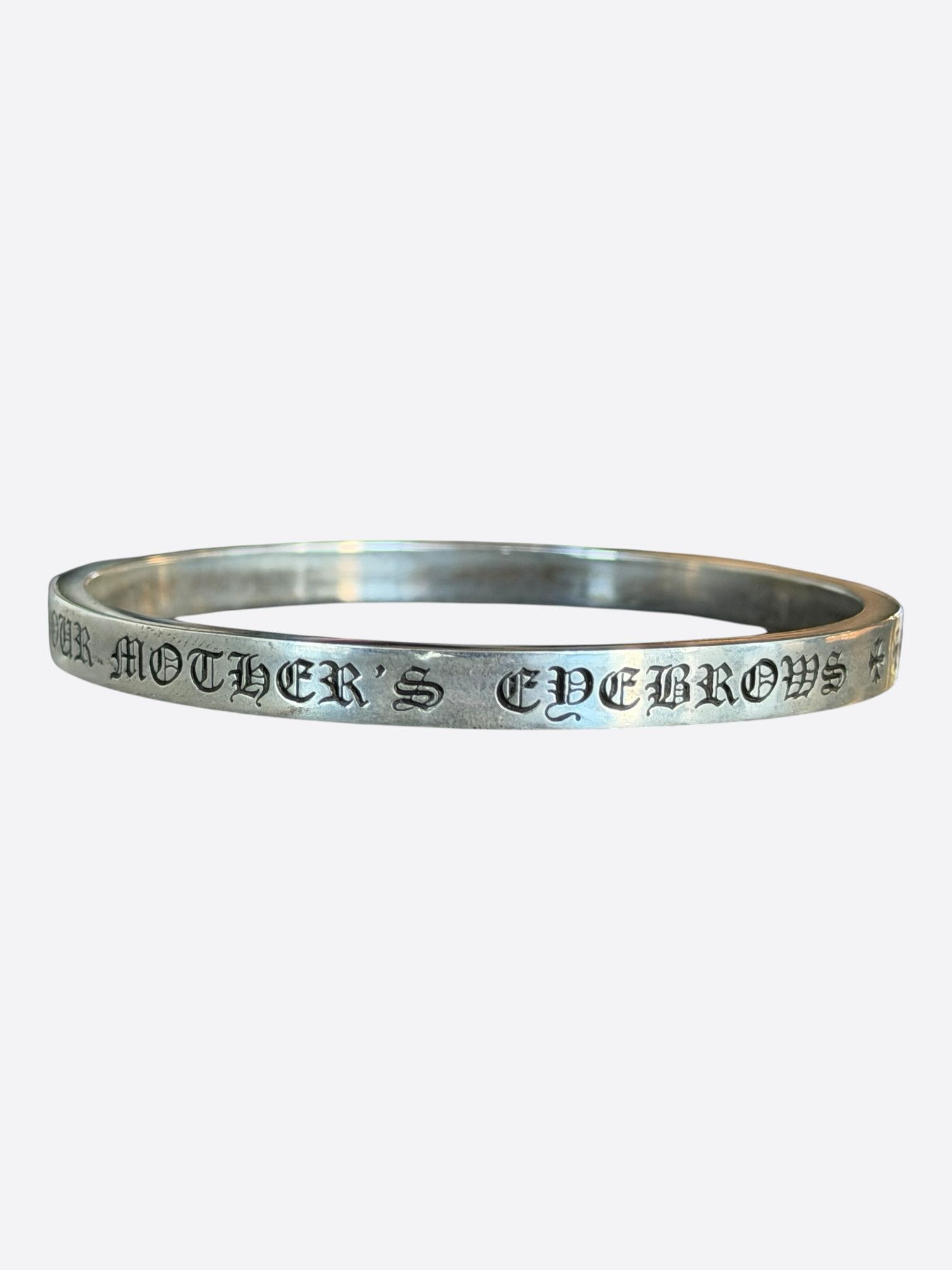 Chrome Hearts Chrome Hearts Silver Spacer Bangle Bracelet Size ONE SIZE - 4 Thumbnail