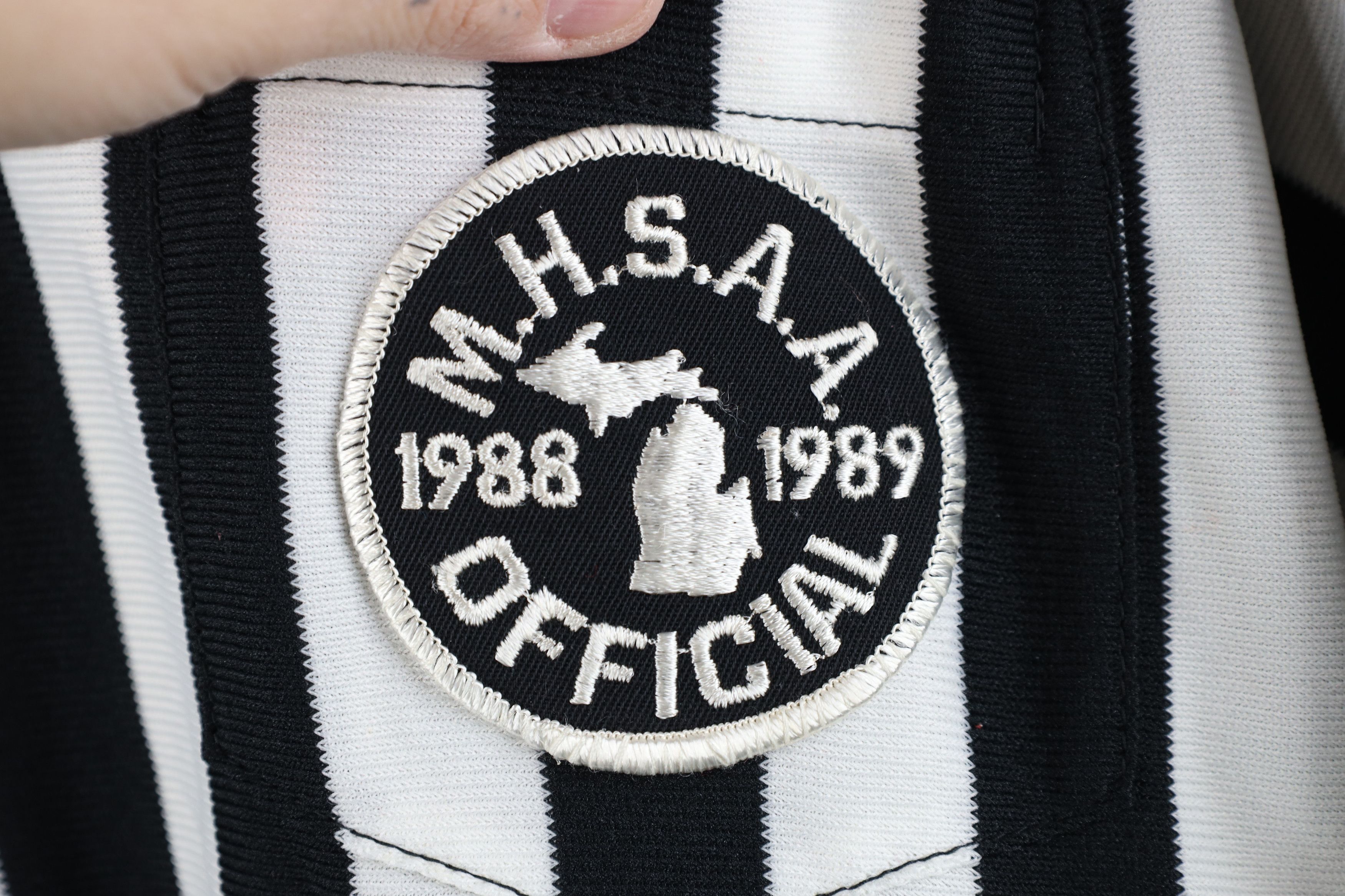 Vintage Vintage 80s MHSAA Official Referee Ref Uniform Polo USA Size US XL / EU 56 / 4 - 4 Thumbnail