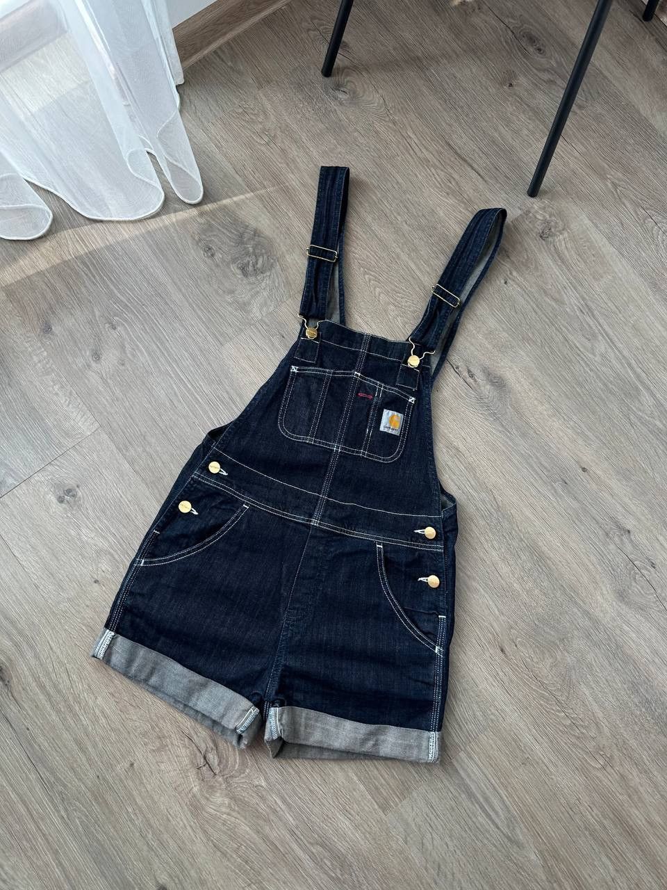 Carhartt Vintage Carhartt W' Bib Denim Jeans Shorts Size US 26 / EU 42 - 5 Thumbnail