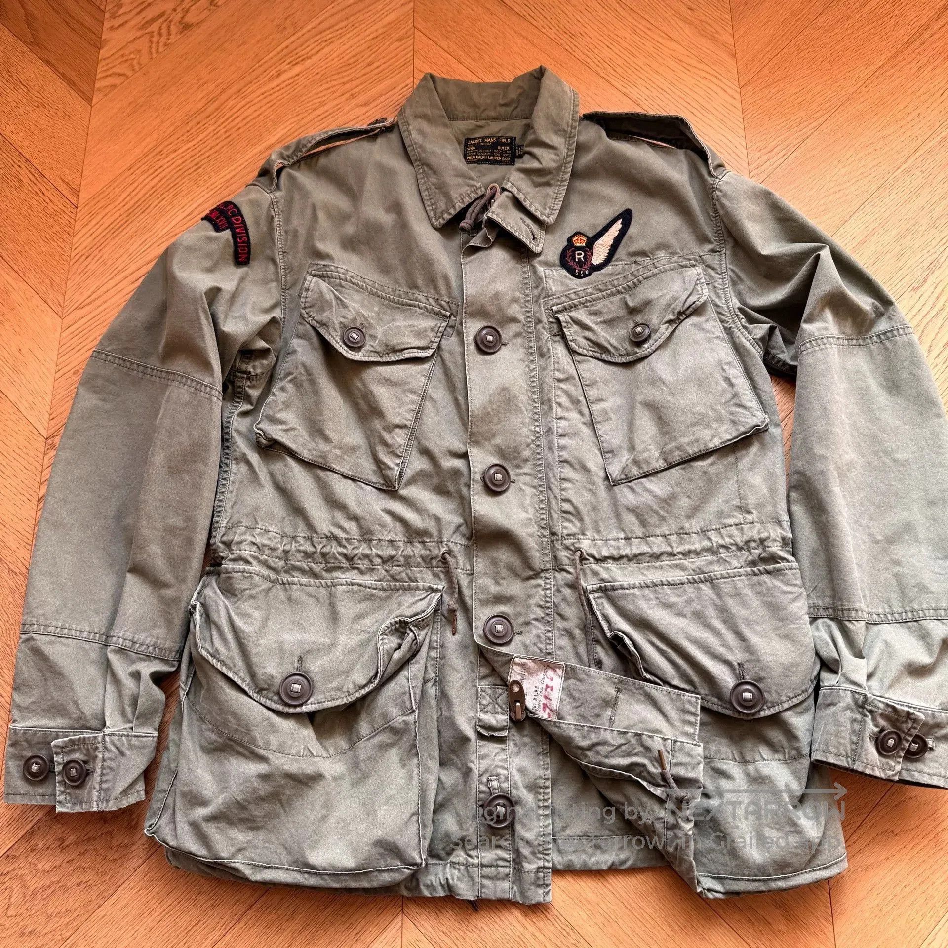 Polo Ralph Lauren RL Vintage Washed Embroidered M65 Jacket. Size US L / EU 52-54 / 3 - 1 Thumbnail