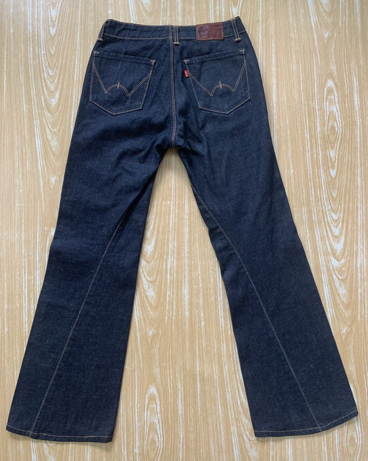 Edwin × Japanese Brand 🔥 Edwin E Function For Youth Flare Denim Jeans Pants Size 25" / US 0 / IT 36 - 6 Thumbnail