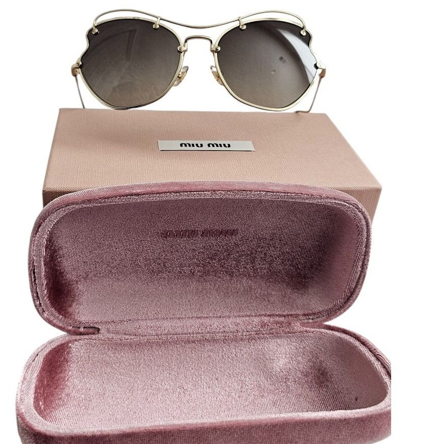 Miu Miu Miu Miu butterfly-style women's sunglasses Size ONE SIZE - 3 Thumbnail