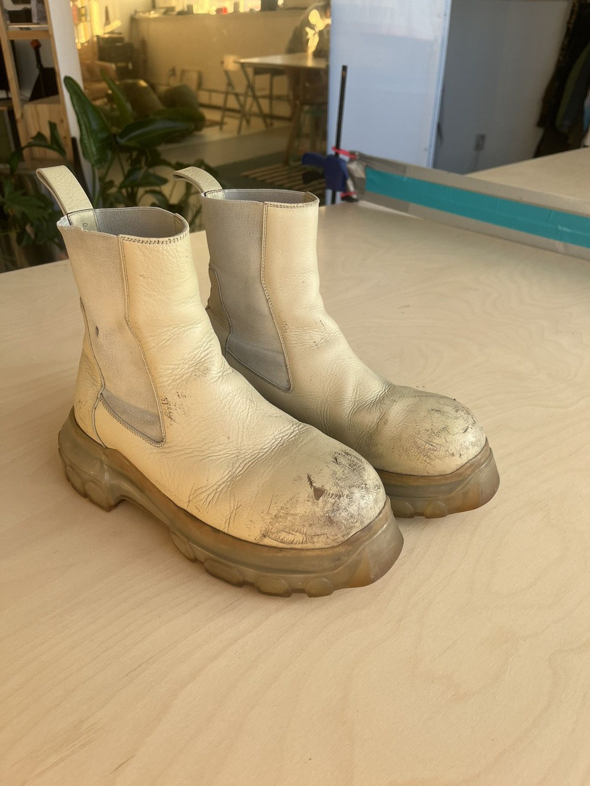 Rick Owens Bozo Tractor Boots 40 EU Size US 8 / EU 41 - 1 Thumbnail
