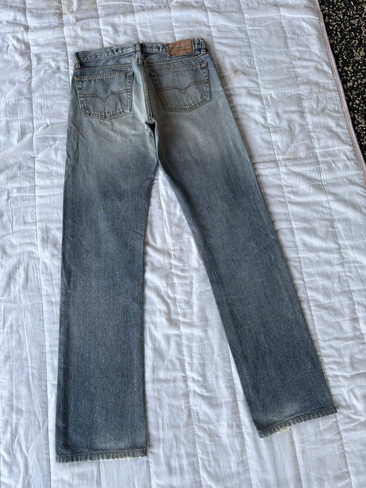 Diesel DIESEL INDUSTRY VINTAGE WASH REGULAR STRAIGHT JEANS Size 28" / US 6 / IT 42 - 4 Thumbnail