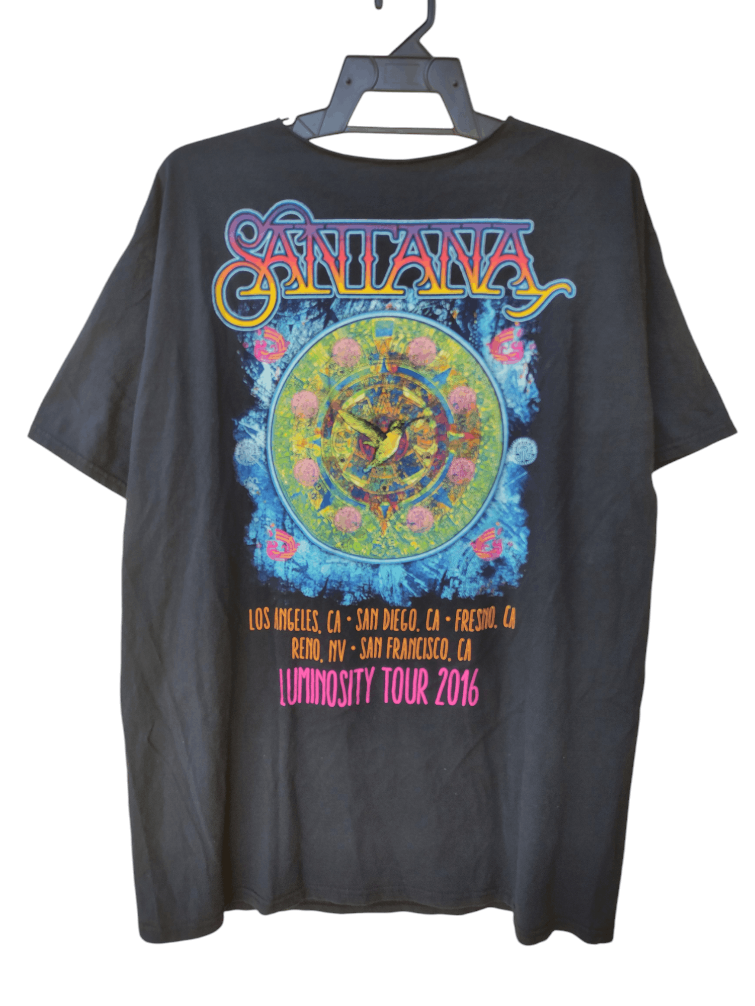 Band Tees SANTANA LUMINOSITY TOUR 2016 TEE Size US XL / EU 56 / 4 - 2 Thumbnail
