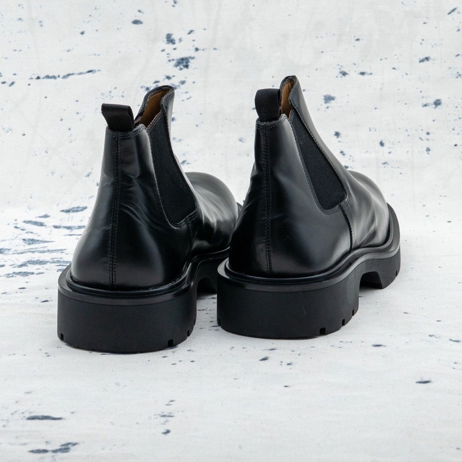 Sandro Sandro paris classic mens black leather chunky chelsea boots Size US 10 / EU 43 - 4 Thumbnail