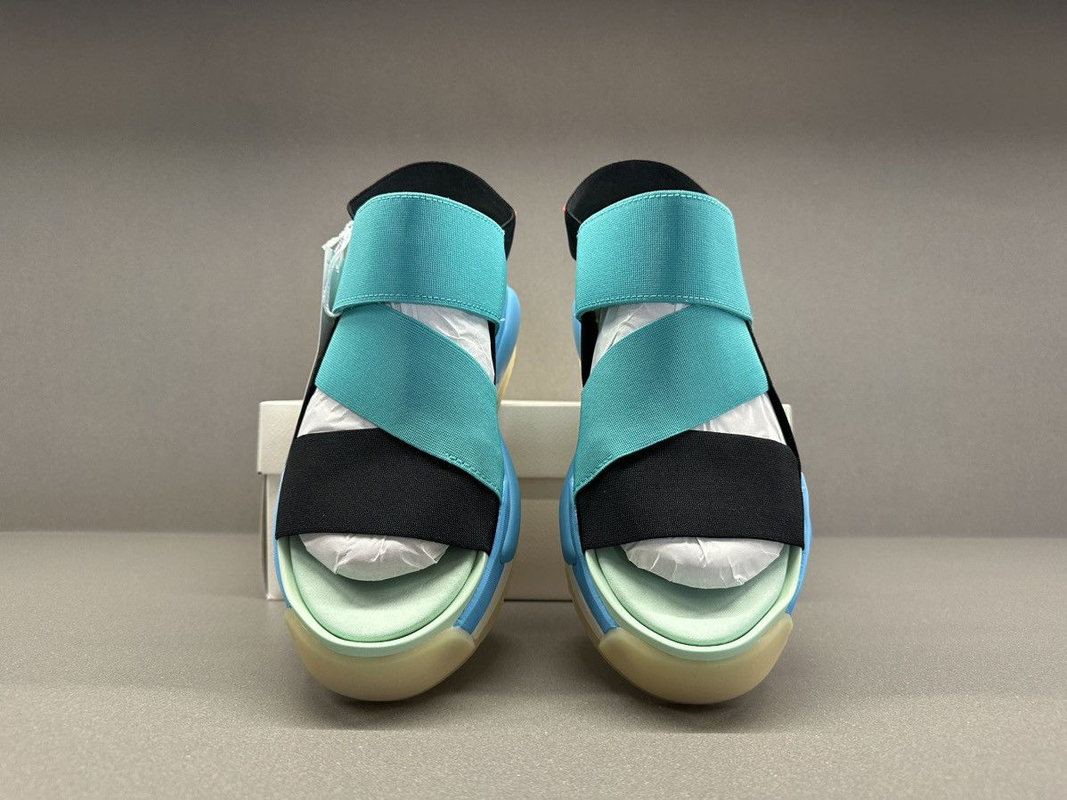 Adidas × Y-3 Adidas Y-3 Hokori Sandal Black Mint Cyan Size US 12 / EU 45 - 4 Thumbnail