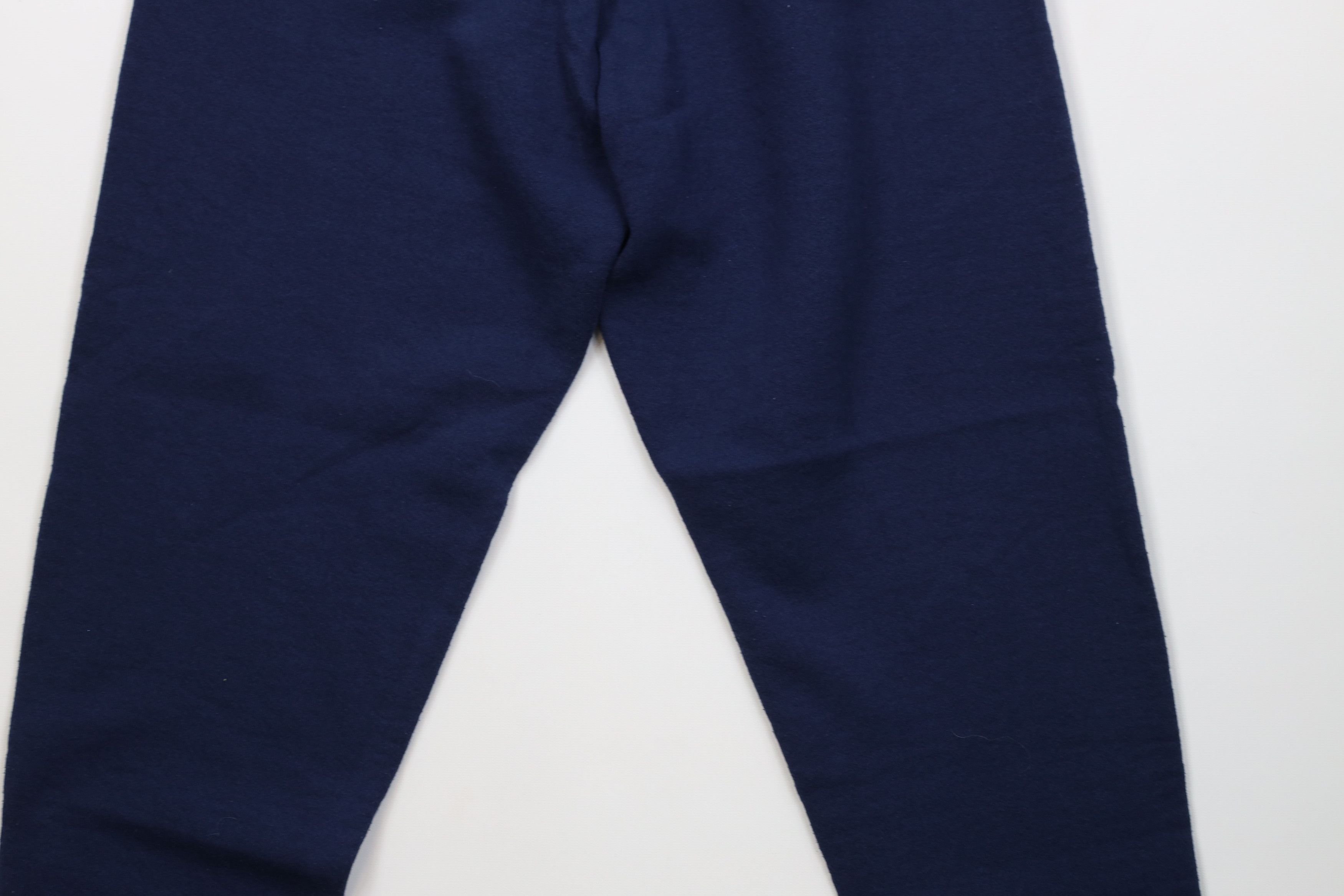 Vintage Vintage 90s Streetwear Sweatpants Joggers Pants Navy Blue Size 26" / US 2 / IT 38 - 14 Thumbnail
