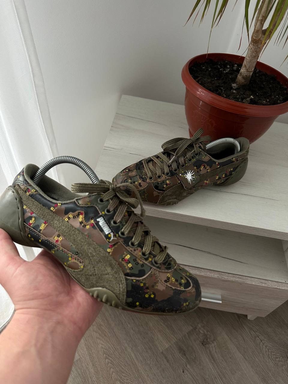 Maison MIHARA YASUHIRO Vintage Miharayasuhiro Puma Camo Floral Sneakers Size US 7 / EU 40 - 2 Thumbnail