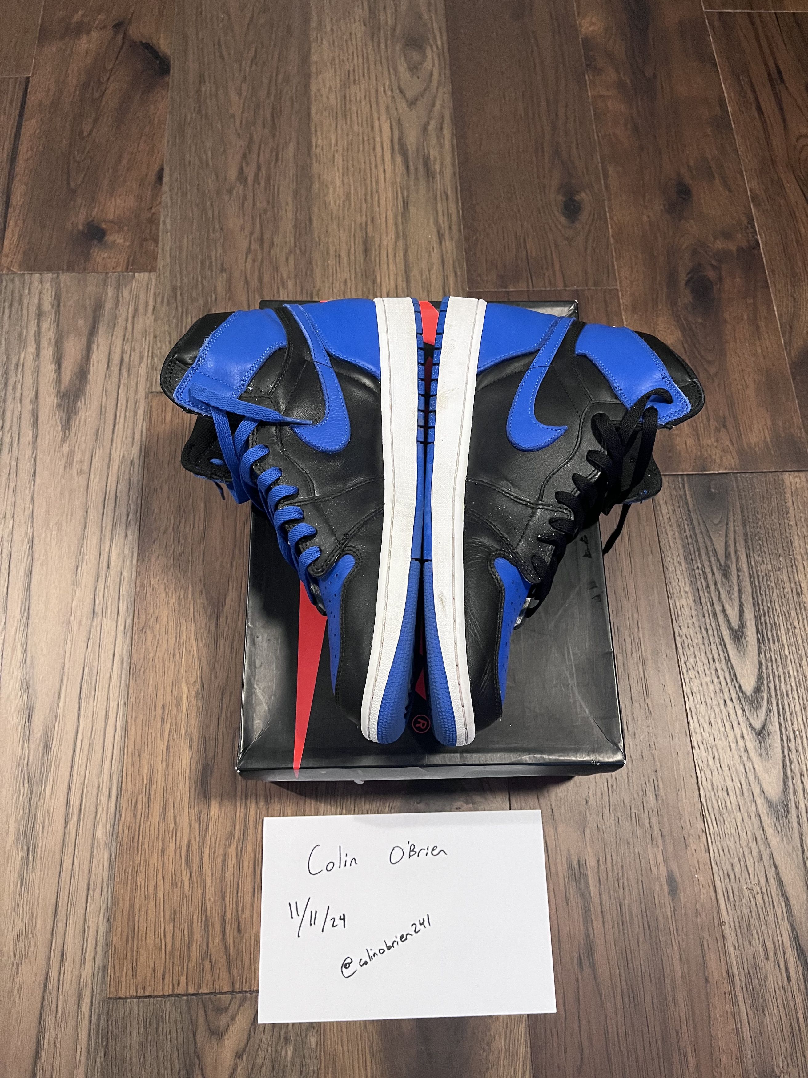 Nike Jordan 1 Royal (2017) Size US 13 / EU 46 - 3 Thumbnail