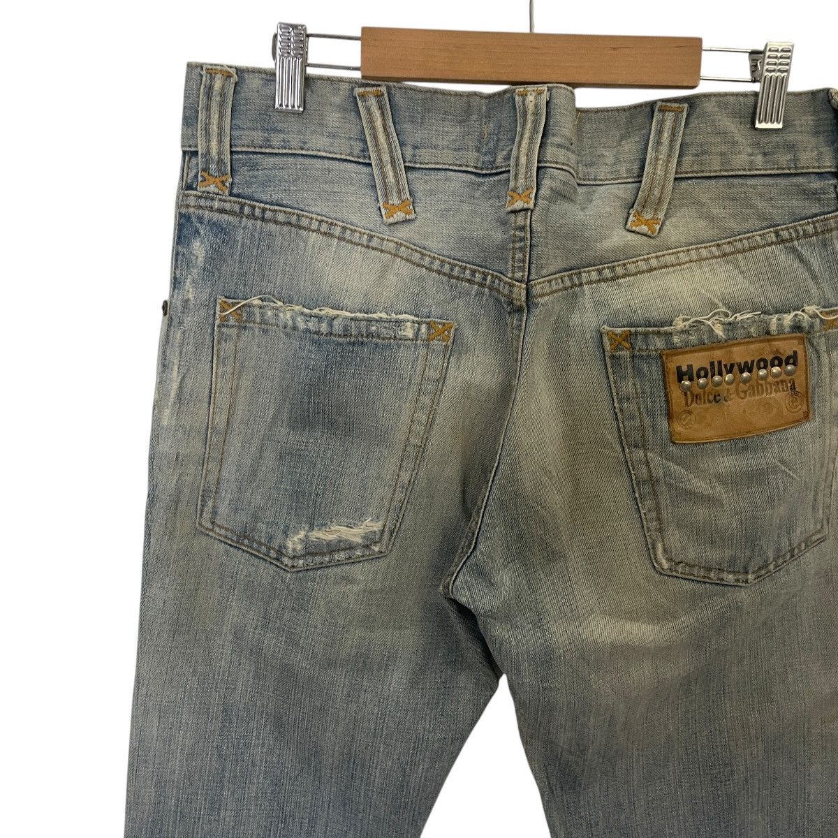 Dolce & Gabbana Vintage Dolce & Gabbana Hollywood Distressed Denim Size US 33 - 12 Thumbnail