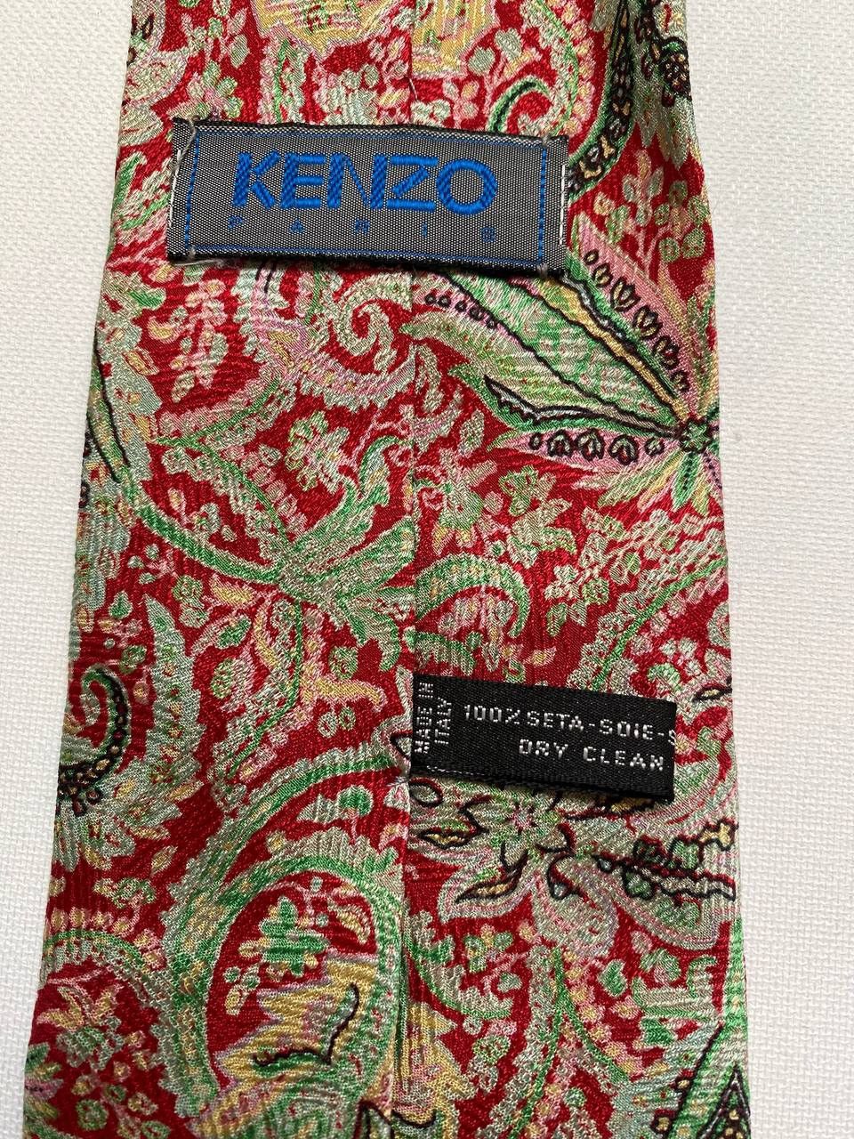 Kenzo Kenzo Cravatte Silk Tie Casual Design Luxury Size ONE SIZE - 3 Thumbnail