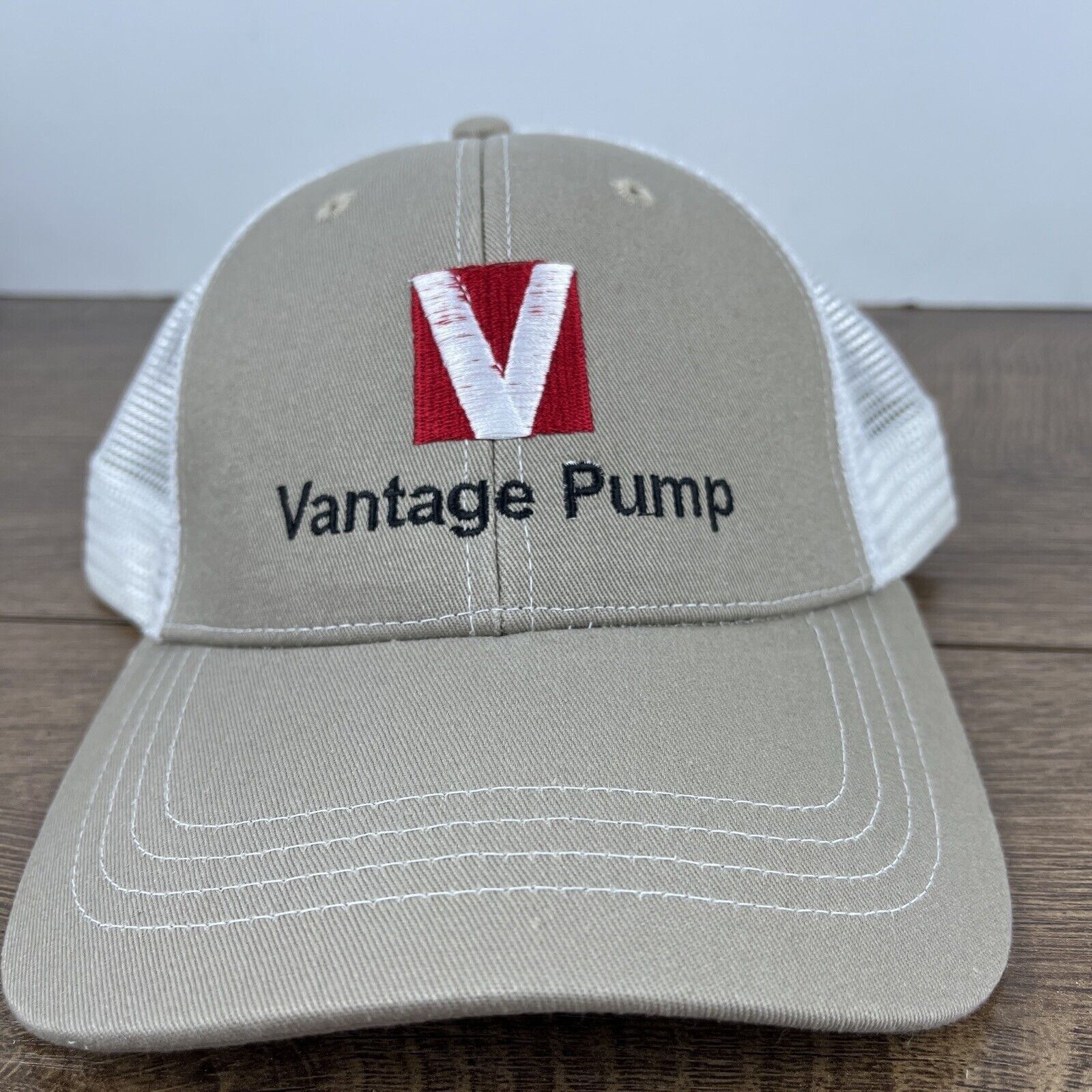 Other Vantage Pump Hat Tan Brown Hat Adjustable Adult Hat Tan Cap Size ONE SIZE - 3 Thumbnail