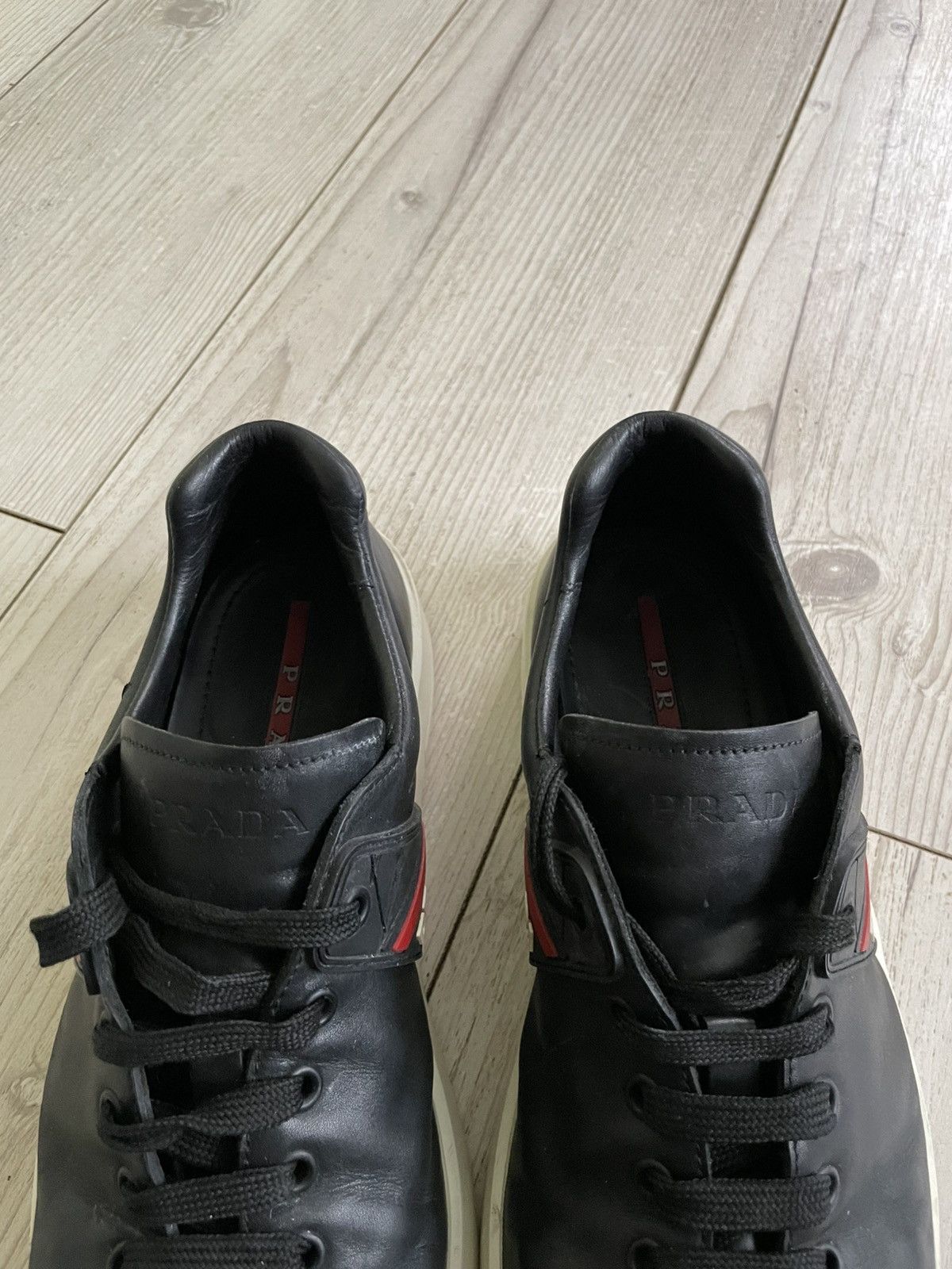 Prada Prada Leather Sneaker Shoes Size US 8 / EU 41 - 9 Thumbnail