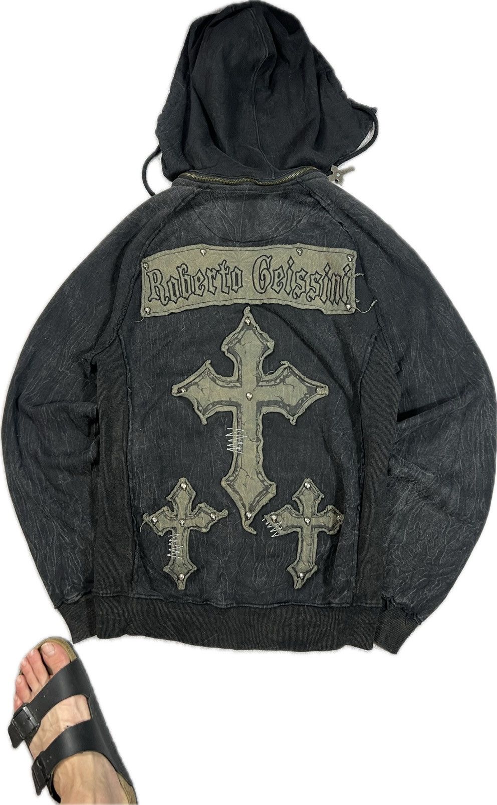 If Six Was Nine 🖤VTG CRAZY🔥 AFFLICTION RICK OWENS HYSTERIC GLAMOUR STYLE JAC Size US L / EU 52-54 / 3 - 2 Thumbnail