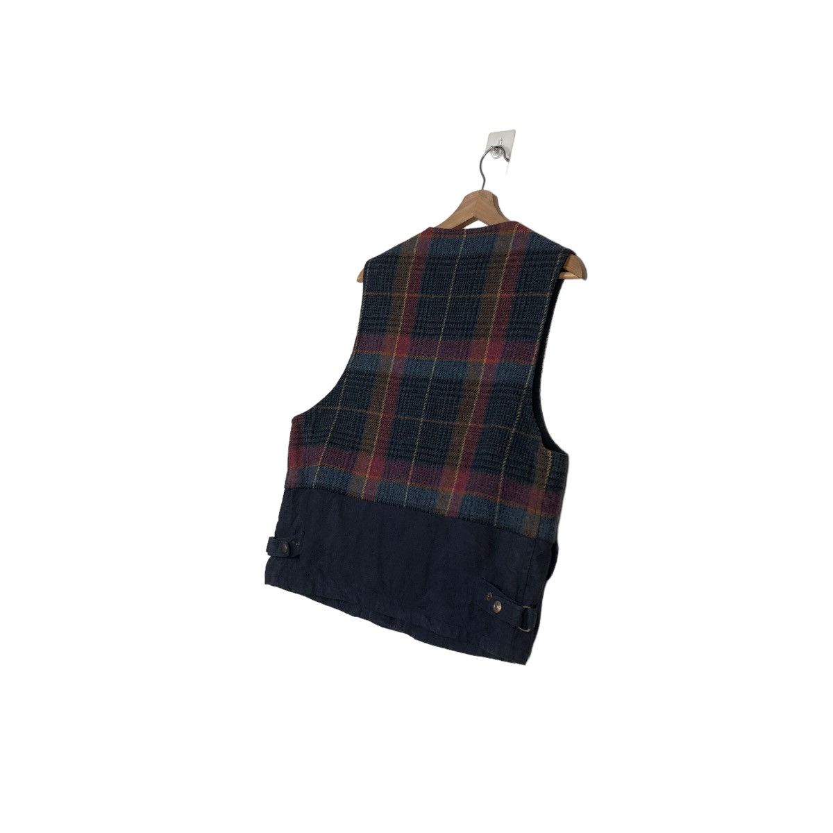 Japanese Brand 🔥Vintage Wool Waist Coats Tartan Design Woven in Ireland Size US L / EU 52-54 / 3 - 10 Thumbnail