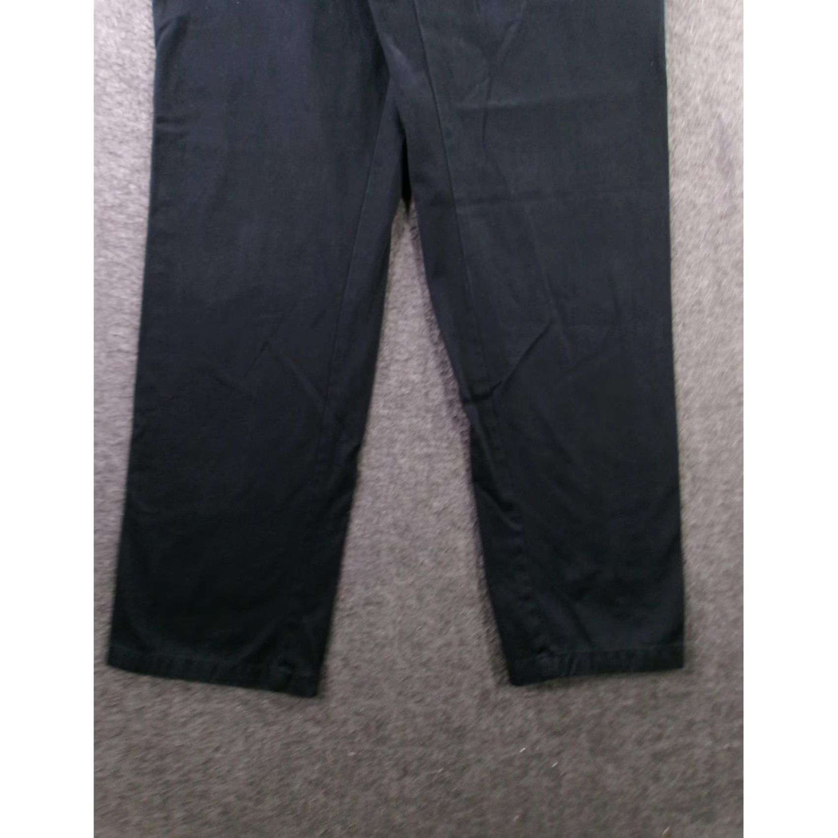 Vintage VINTAGE Signature Men's Chino Pants 31x32 Black Casual Office Style Stretch Comfort Size US 31 - 3 Thumbnail