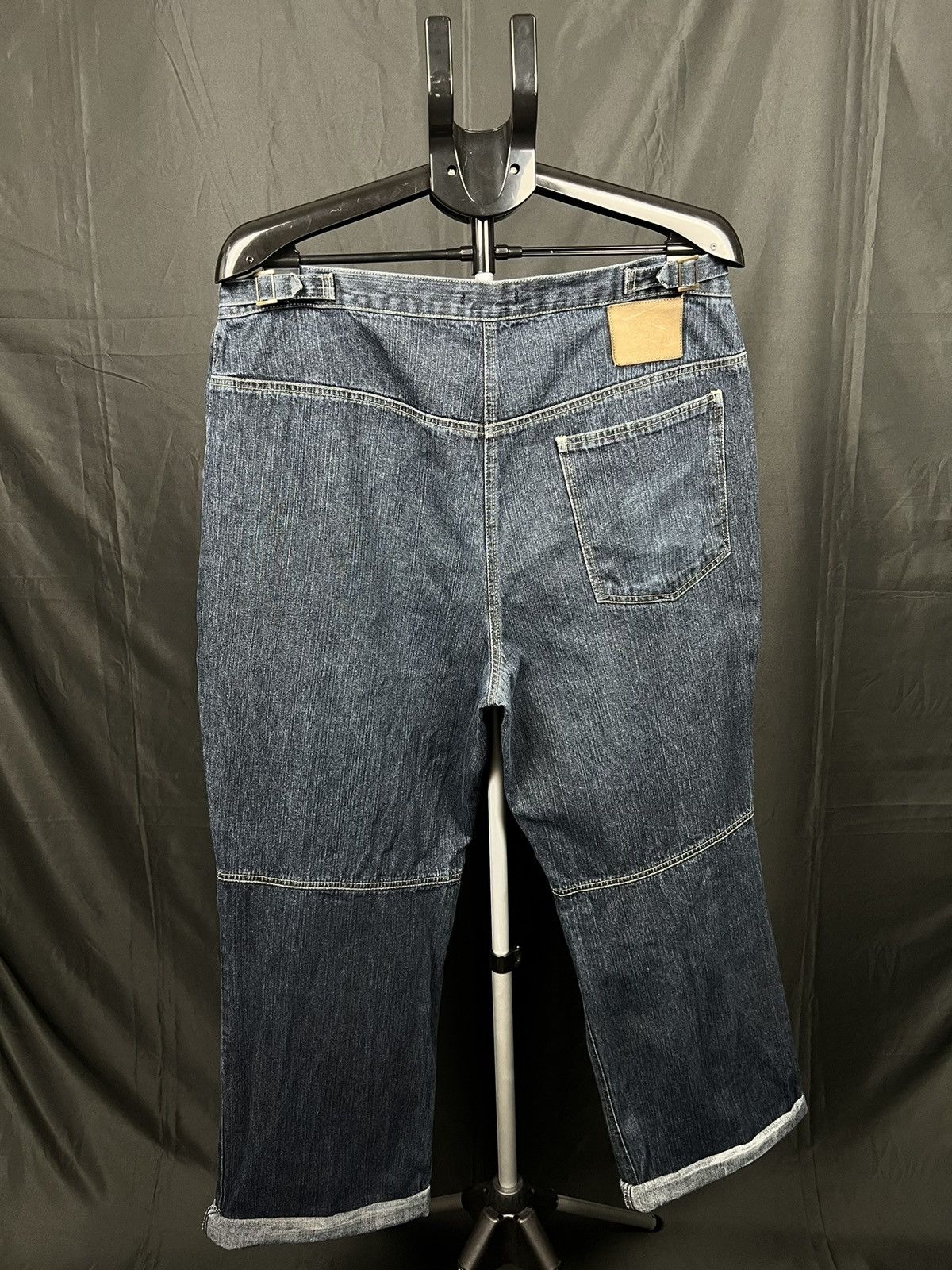 Burberry × Vintage Burberry Vintage wide jeans Italy Size US 38 / EU 54 - 4 Thumbnail