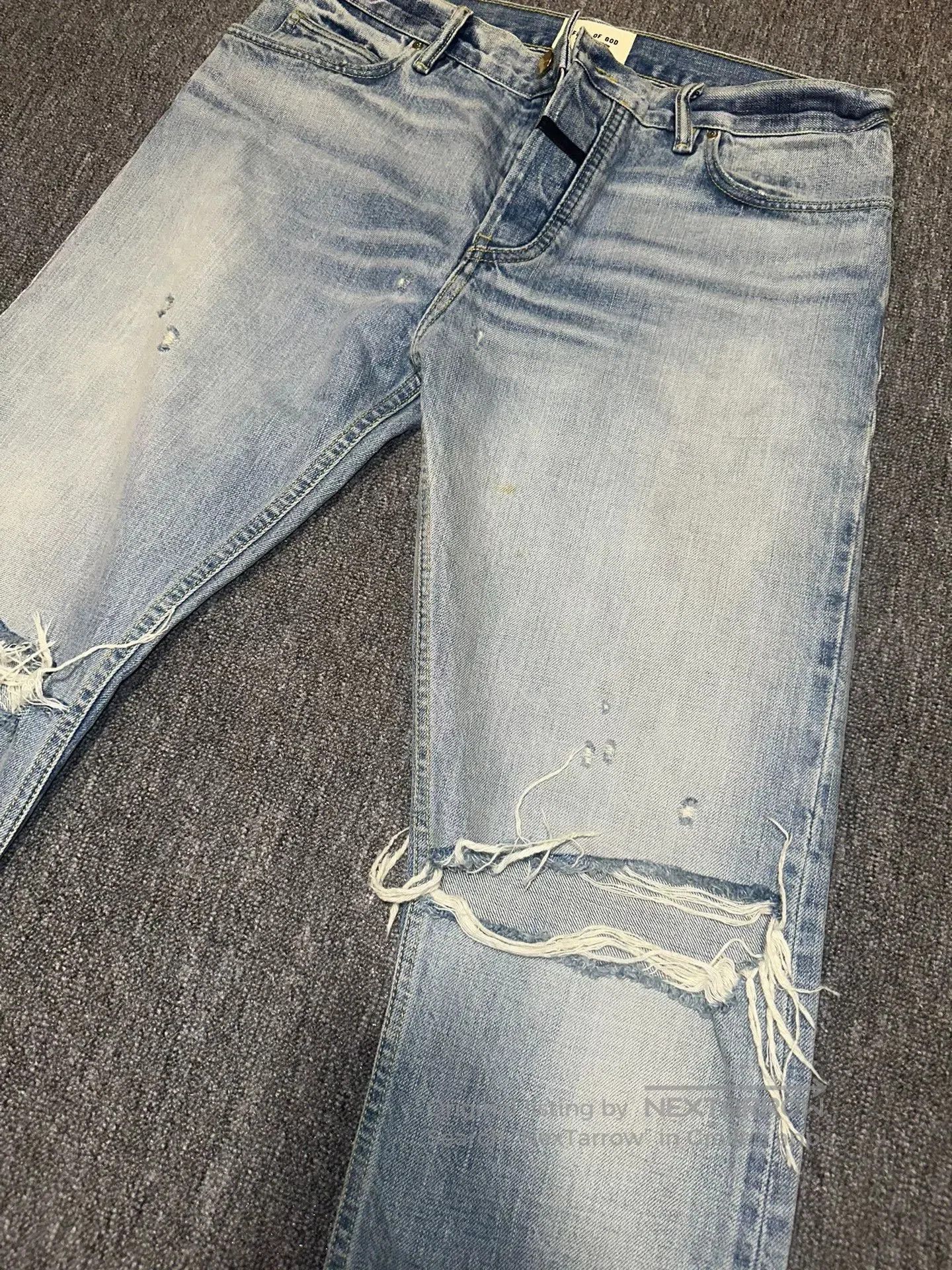 Fear of God fear of god distressed denim pants. Size US 34 / EU 50 - 2 Thumbnail