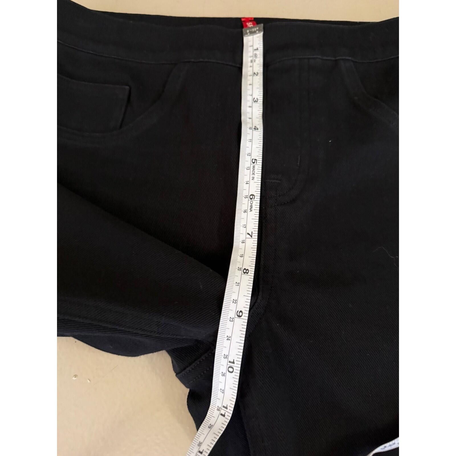 Domenico Spano Spanx Ankle Jean-ish Leggings Black High Waisted Pull On S Size 28" / US 6 / IT 42 - 8 Thumbnail